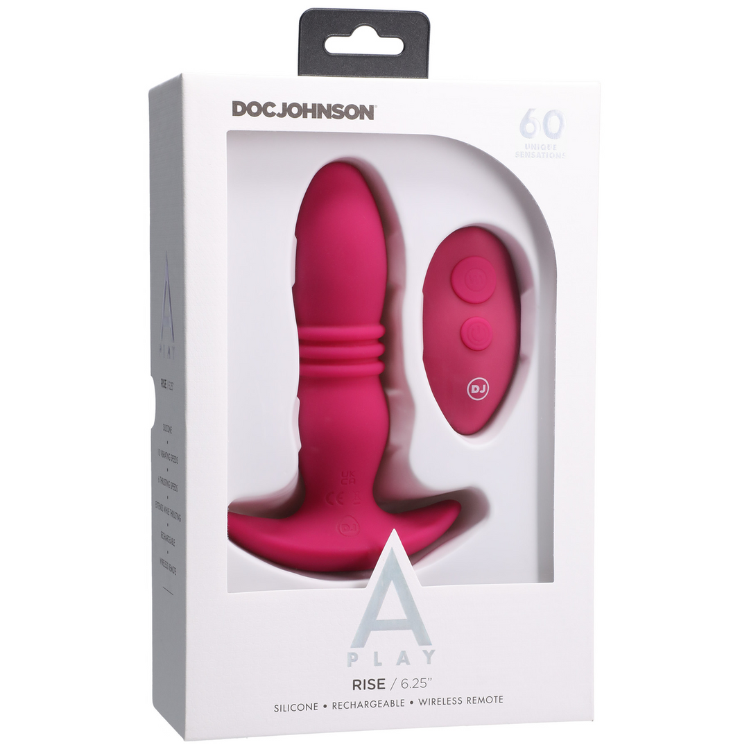 Rise - Silicone Anal Plug with Remote Control 2