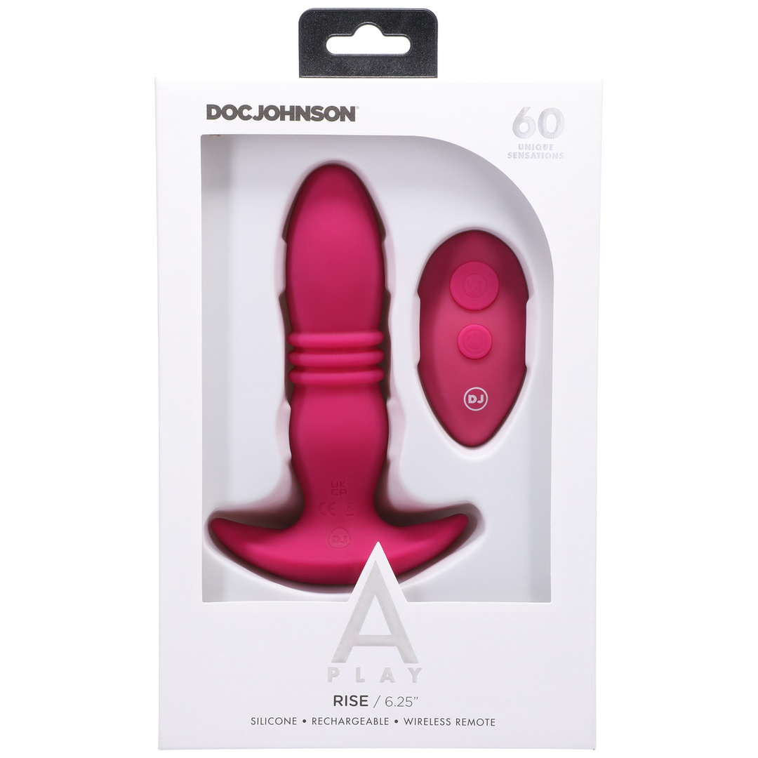 Rise - Silicone Anal Plug with Remote Control 3