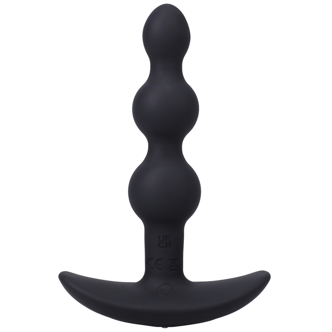 Beaded Vibe - Silicone Anal Plug with Remote Control 5