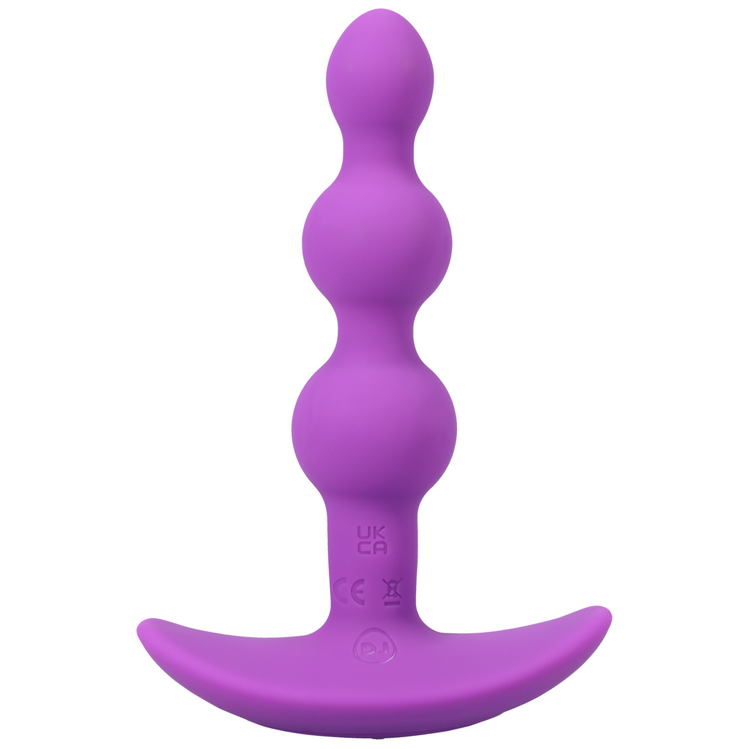 Beaded Vibe - Silicone Anal Plug with Remote Control 5
