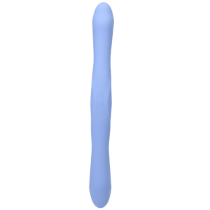 Duet - Double Ended Vibrator with Wireless Remote - Periwinkle