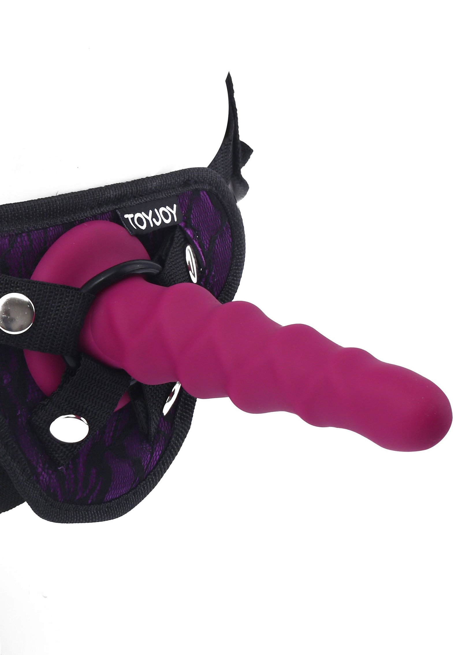 Harness Dong Ribbed Silicone 16 cm 2