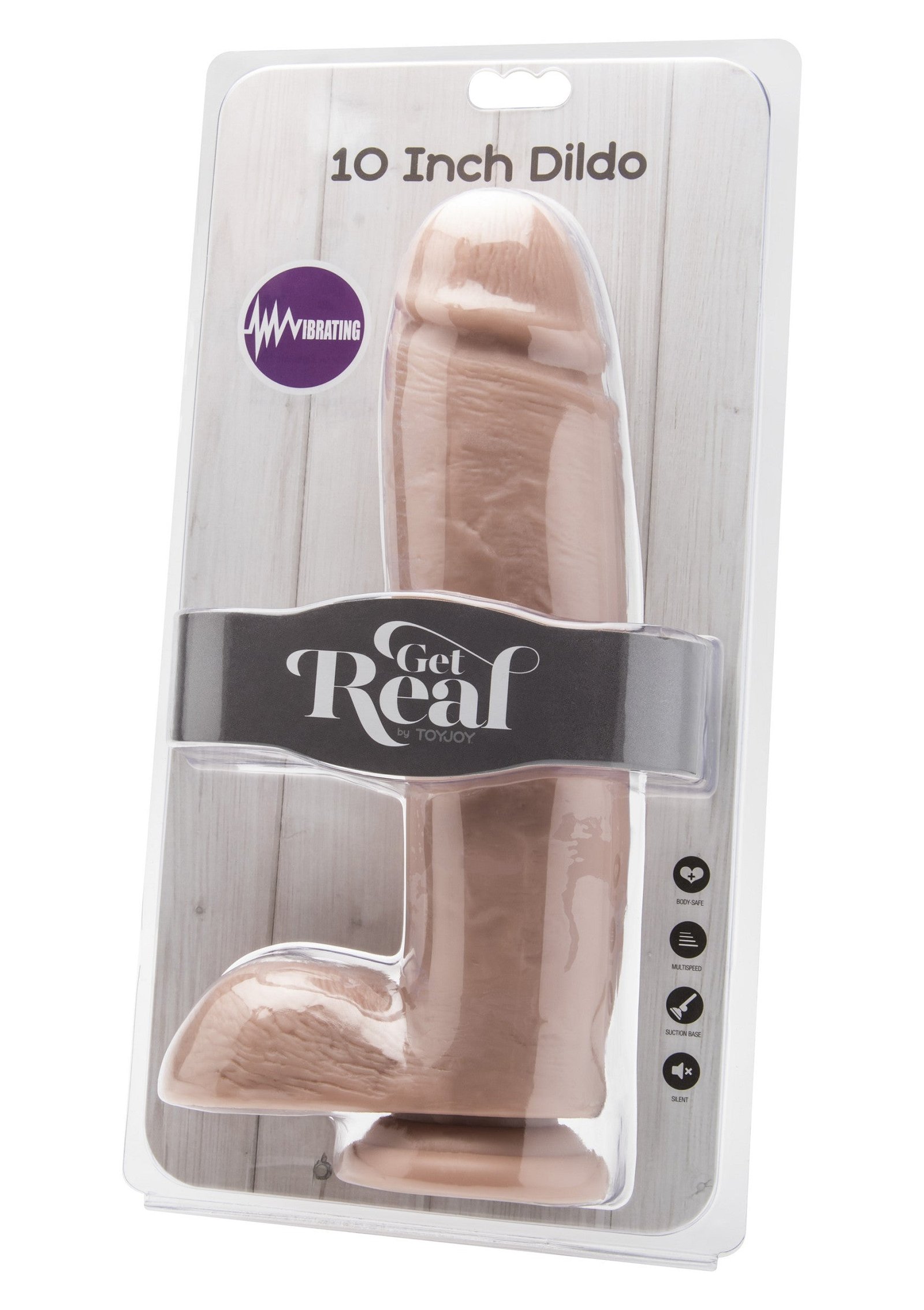 Vibrating Dildo PVC 25.5 cm 3