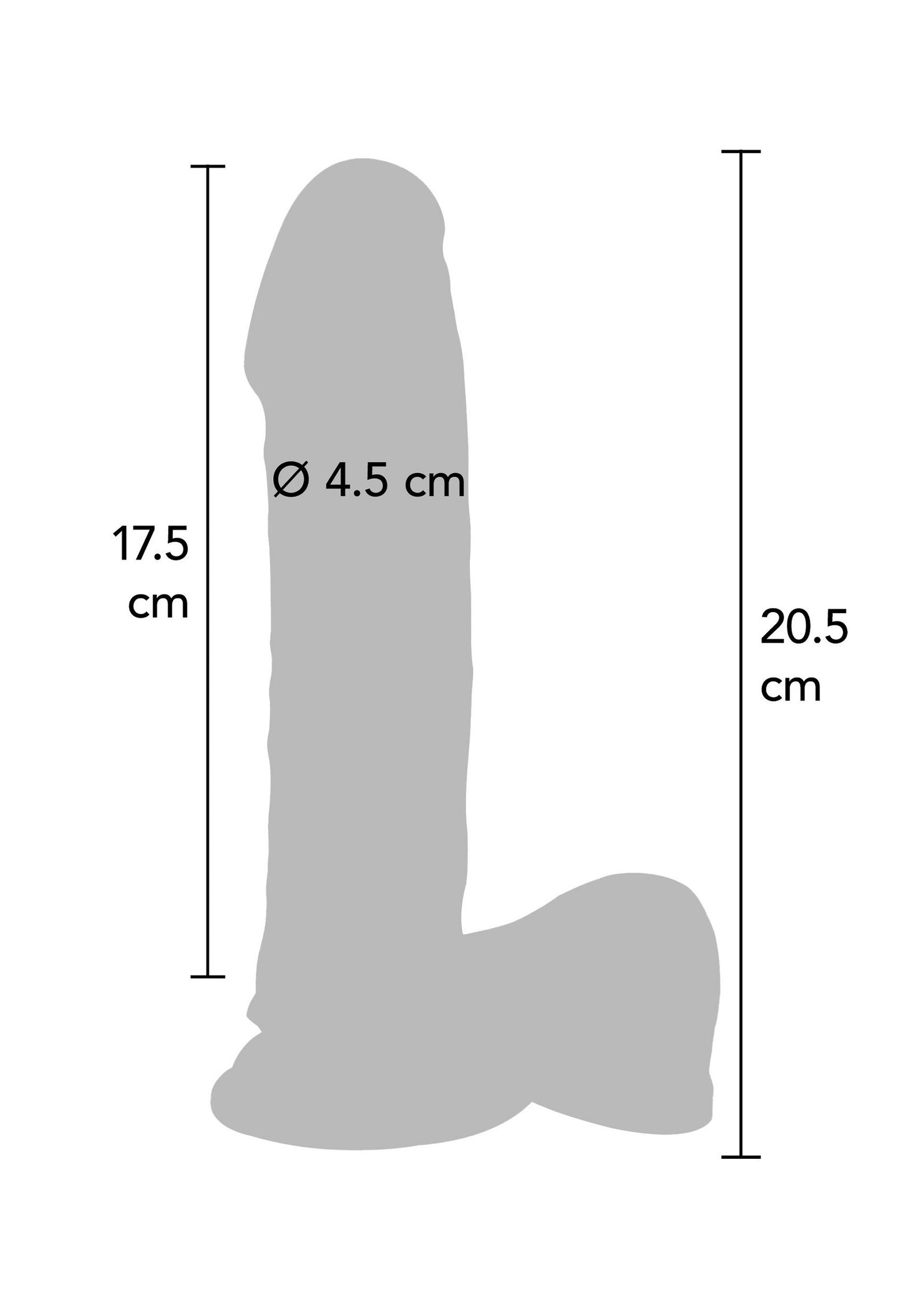 Dual Density Dildo TPE 20 cm 2