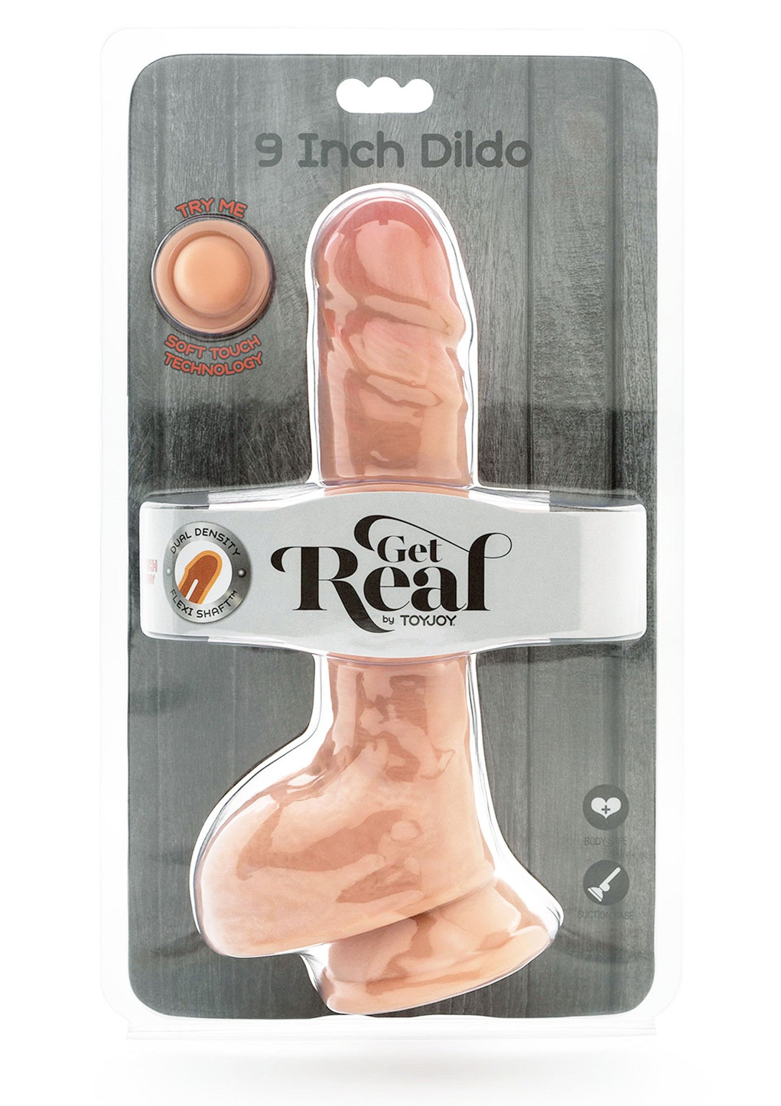 Dual Density Dildo TPE 23 cm 3