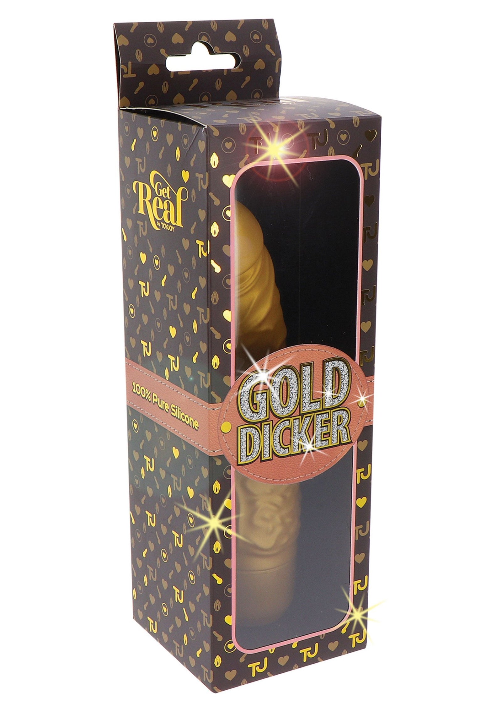 Gold Dicker Stim Vibrator 22 cm 3