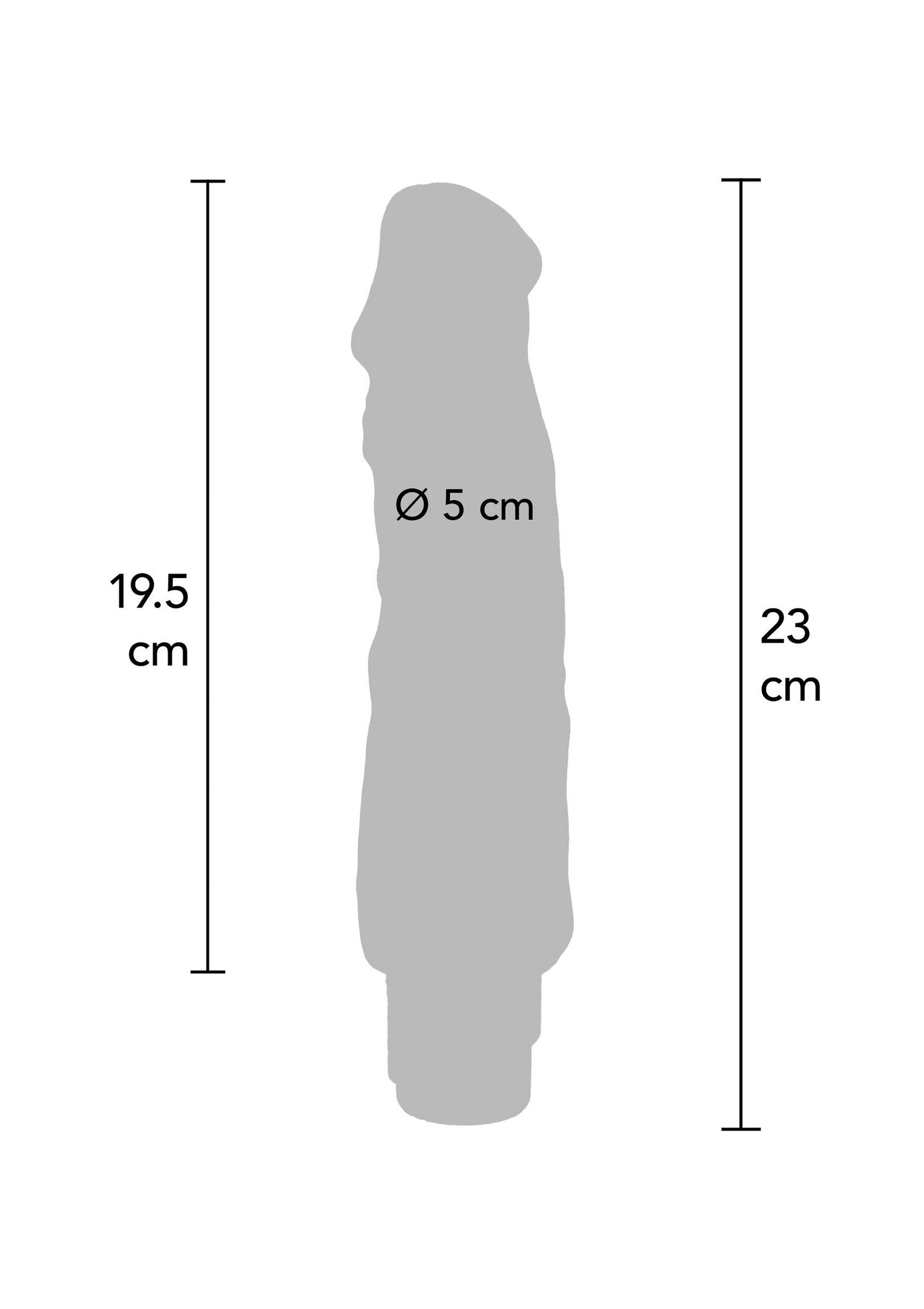 Dual Density Vibrator TPE 23 cm 4