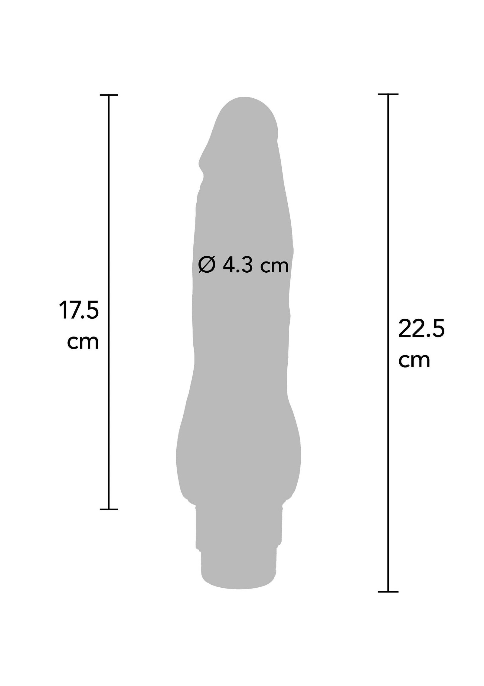 Dual Density Vibrator TPE 22.5 cm 4