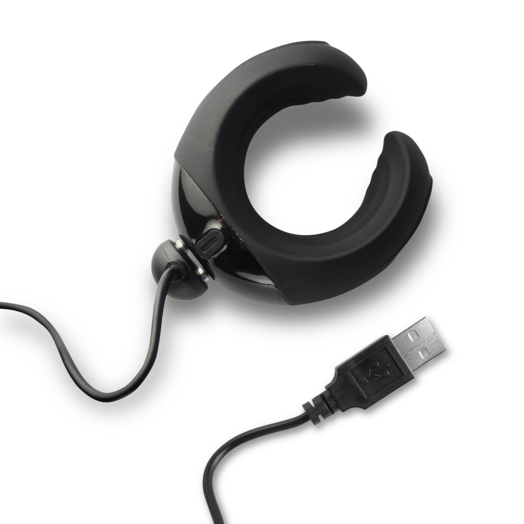 Echo - Vibrating C-Shape Masturbator - Black 6
