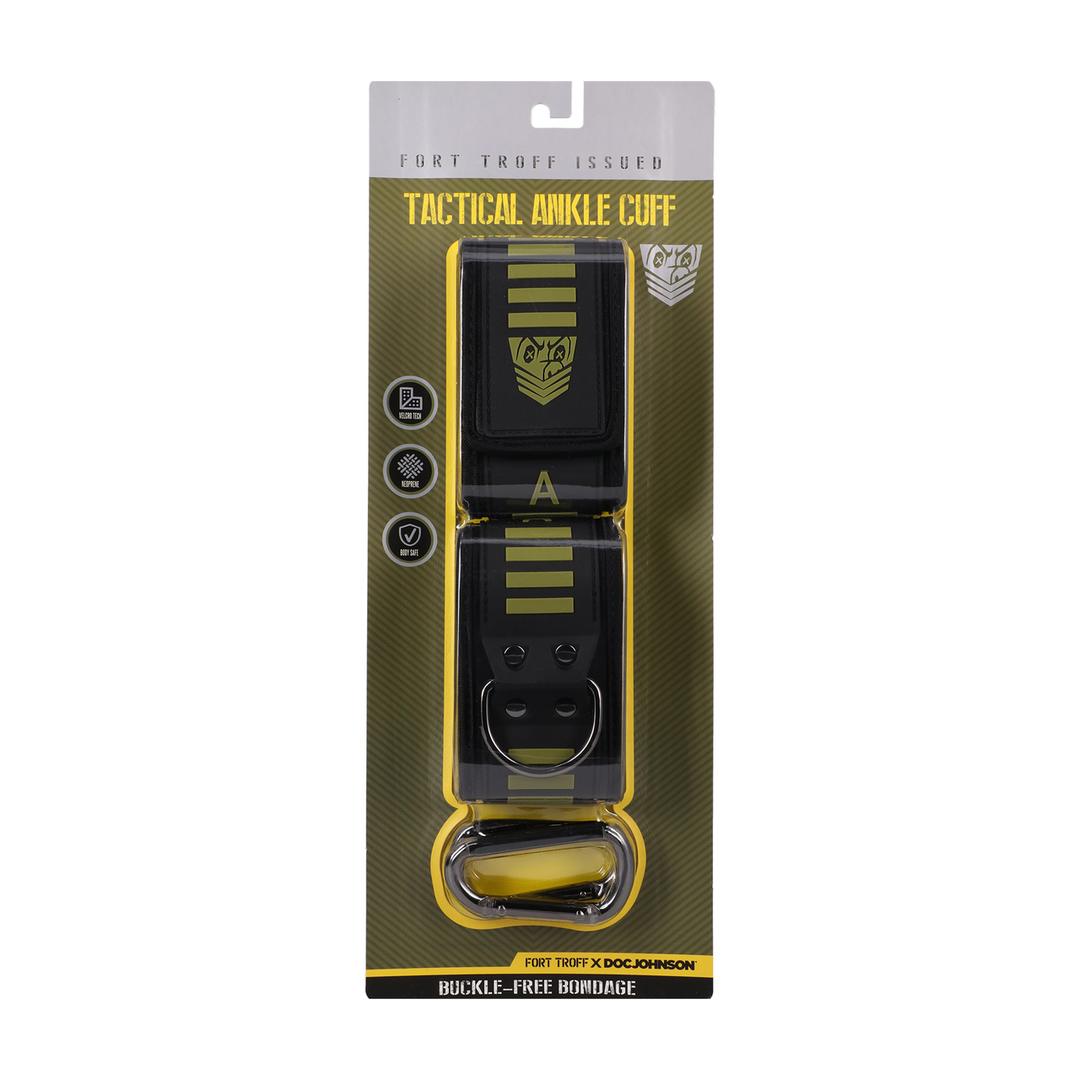 Tactical Ankle Cuffs - Black/Green 2