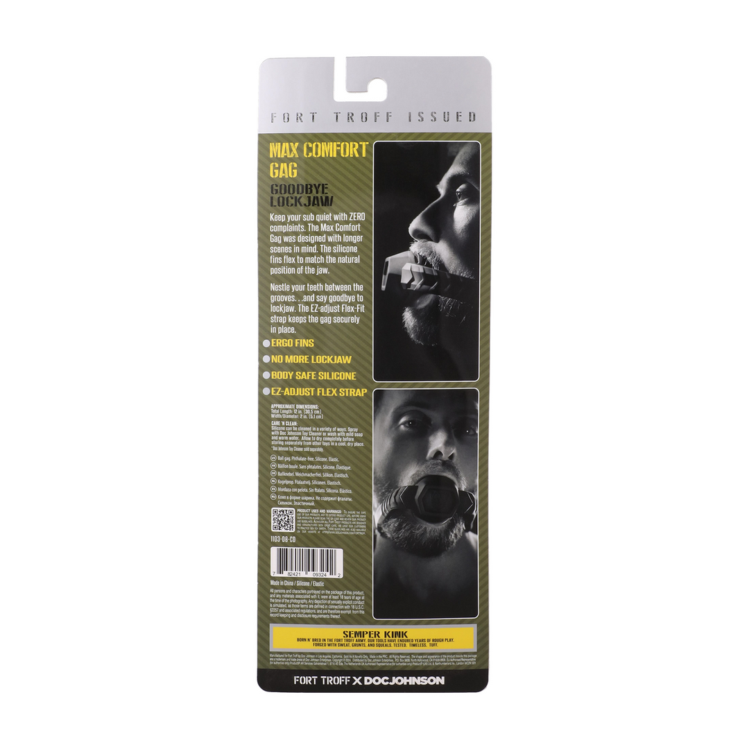 Max Comfort Gag - Black 3
