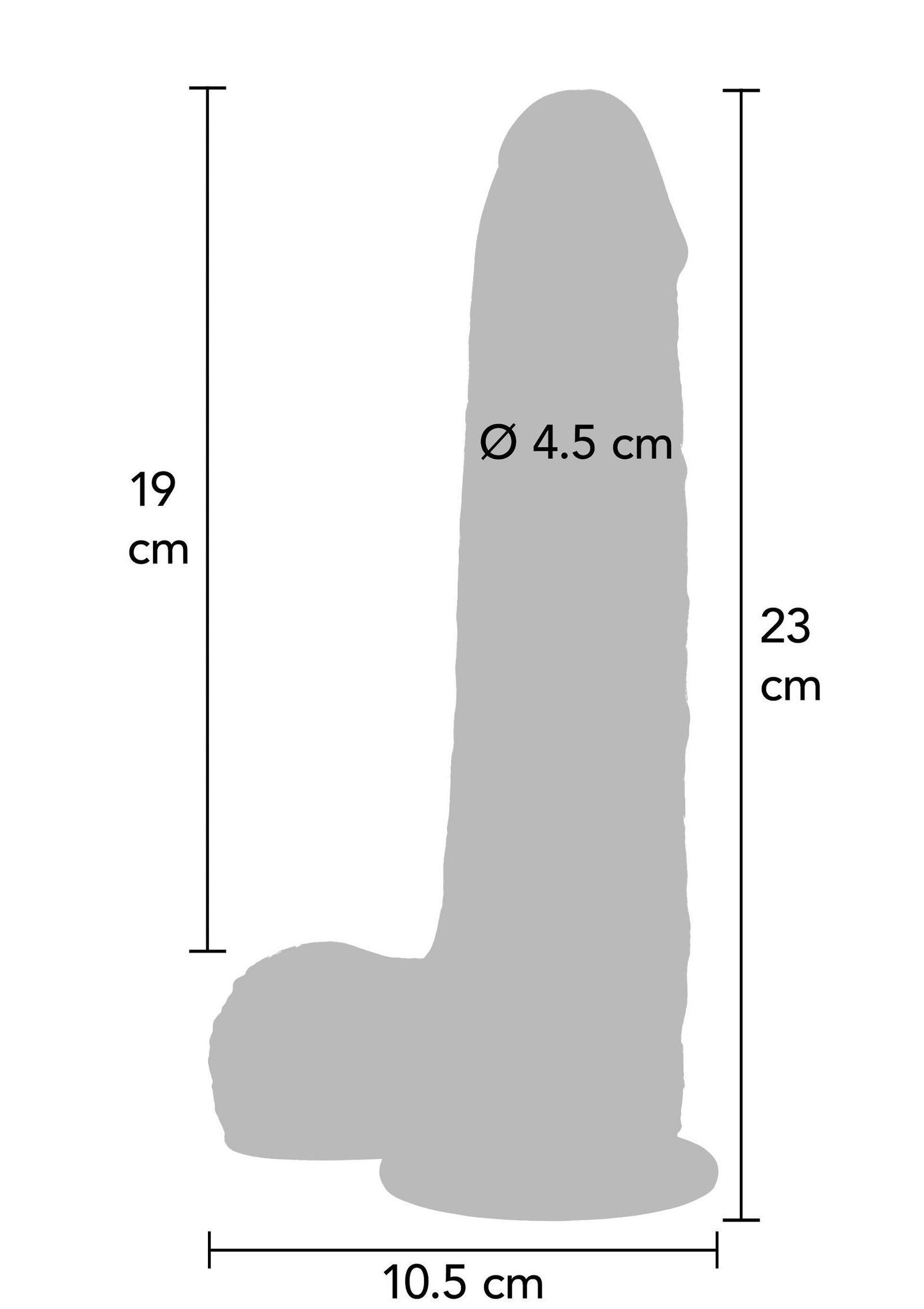 Foreskin Dildo Silicone 23 cm 2
