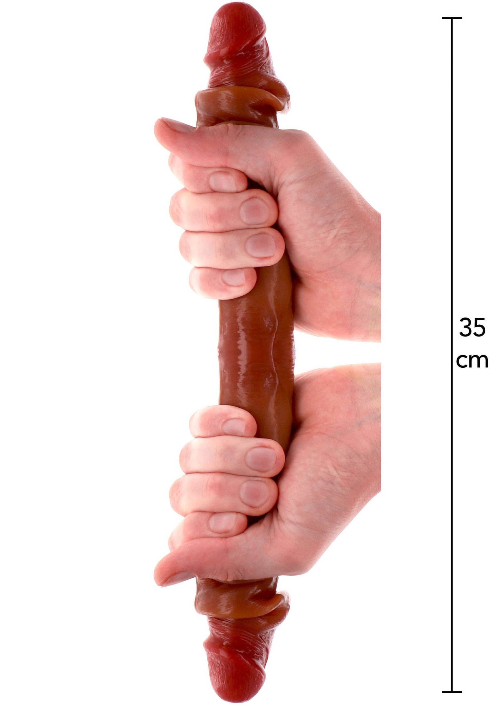 Foreskin Double Dong Silicone 35 cm