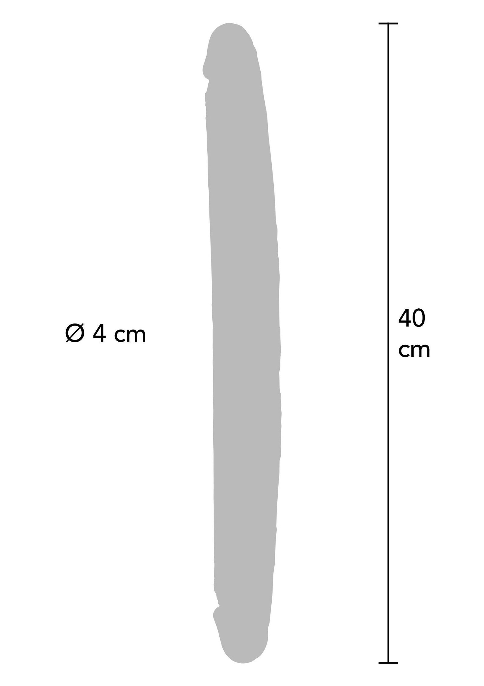 Foreskin Double Dong Silicone 40 cm 2