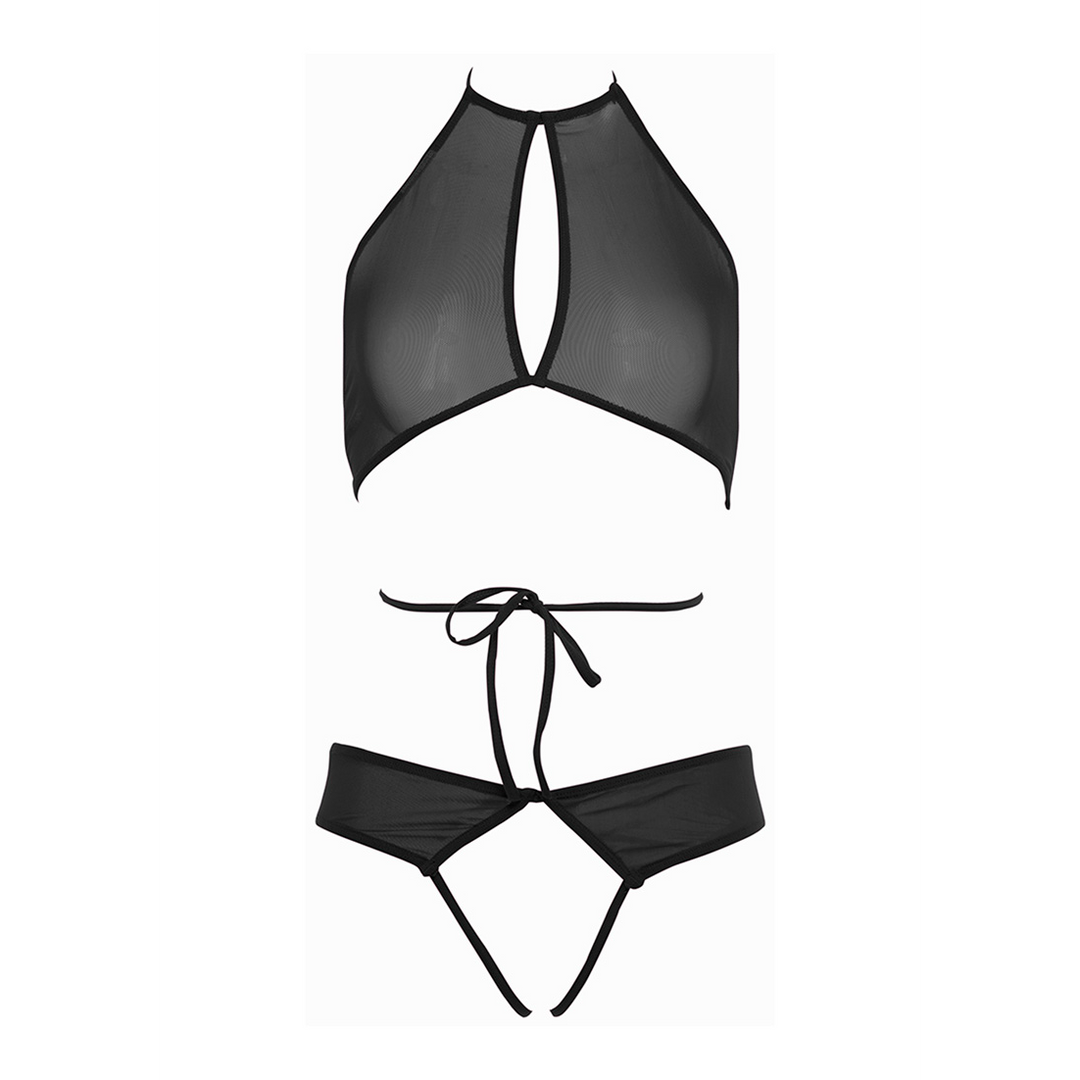 Marley - Peekaboo and Panty - S/M - Black 5