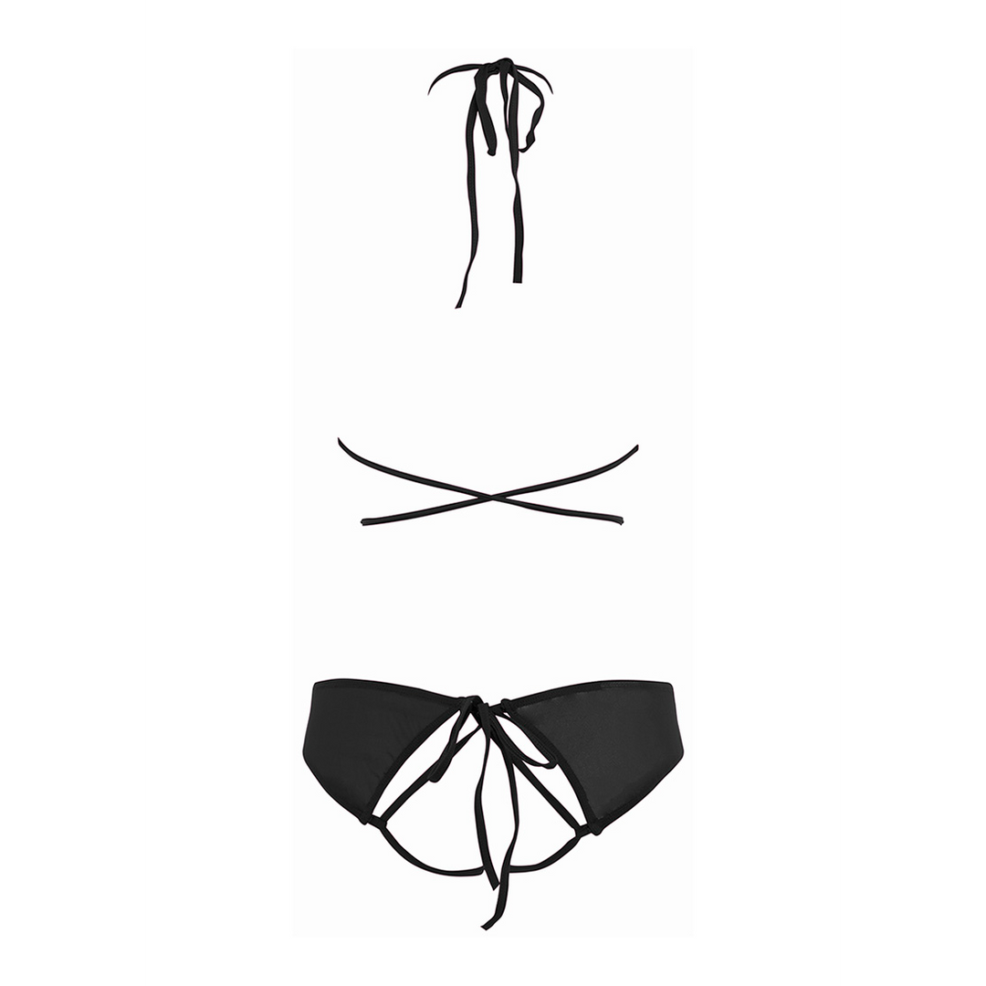 Marley - Peekaboo and Panty - S/M - Black 6