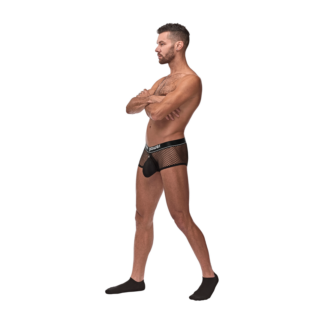 Mini Cock Ring Short with Red Cockring - L - Black 4