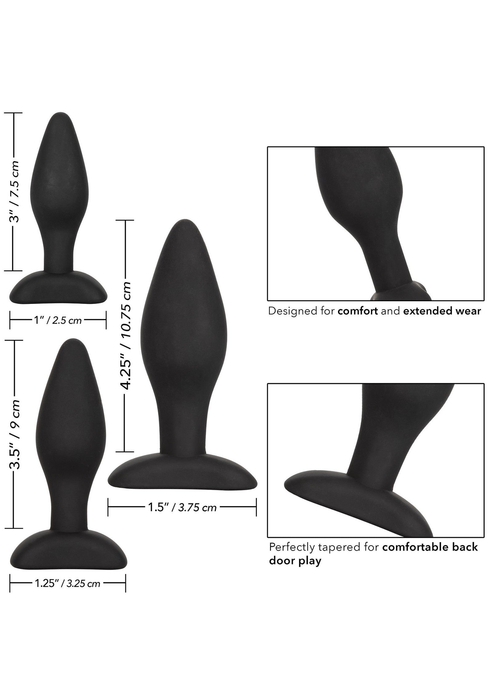 Silicone Anal Exerciser Kit 4