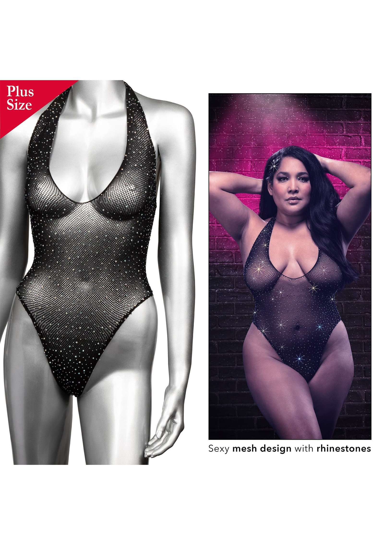 Deep V Bodysuit Plus 2