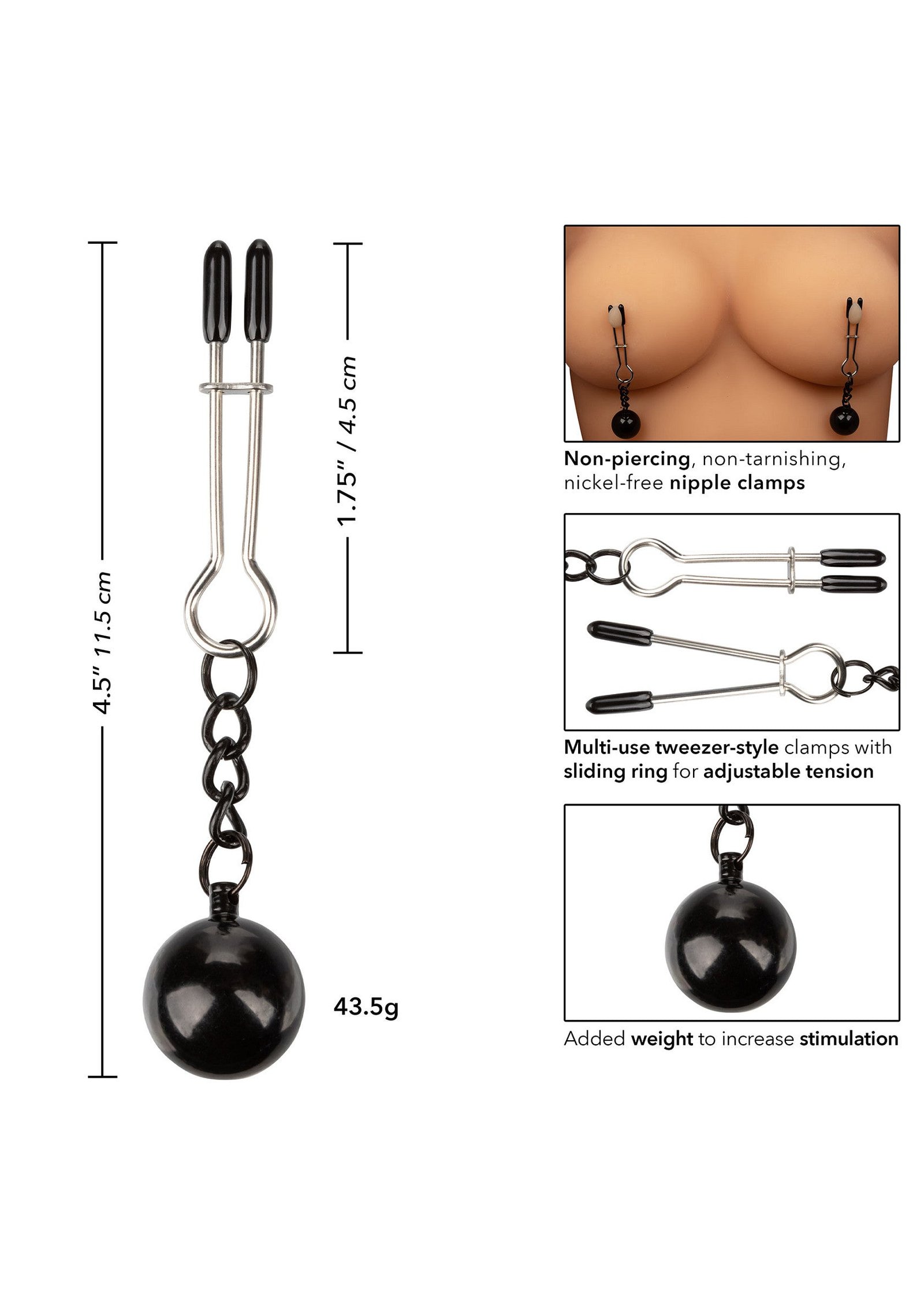 Weighted Tweezer Nipple Clamps 4