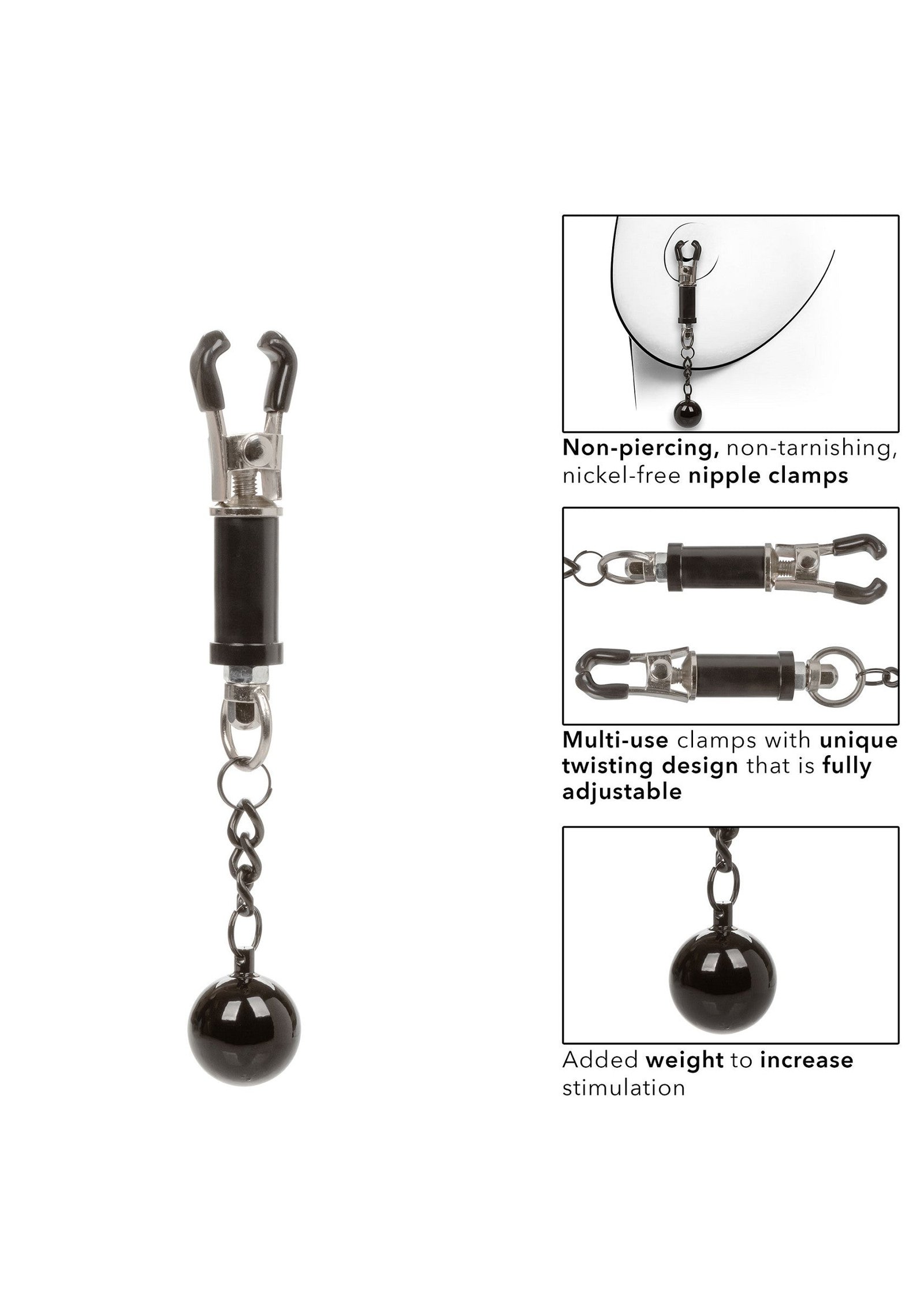 Weighted Twist Nipple Clamps 4