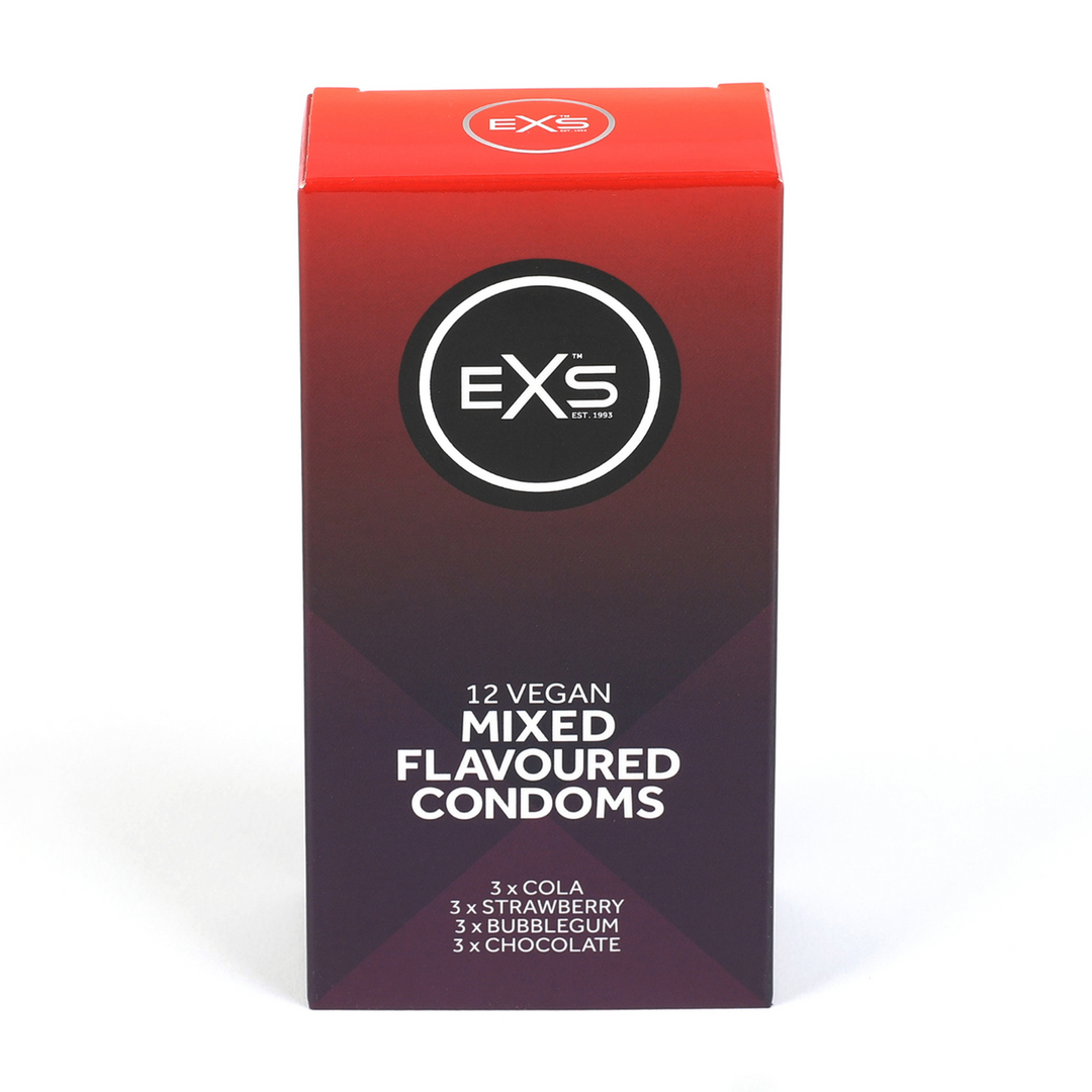 EXS Mixed Flavoured - Condoms - 12 Pieces