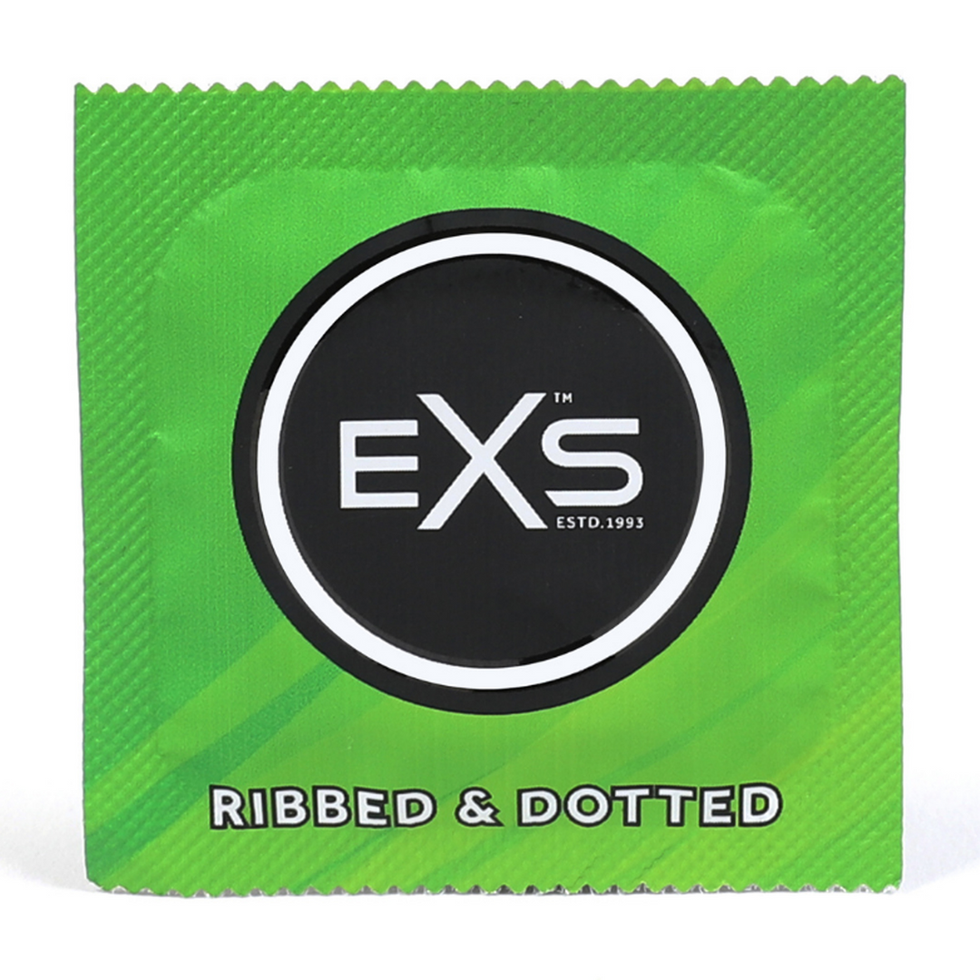 EXS Ribbed and Dotted - Condoms - 12 Pieces 2