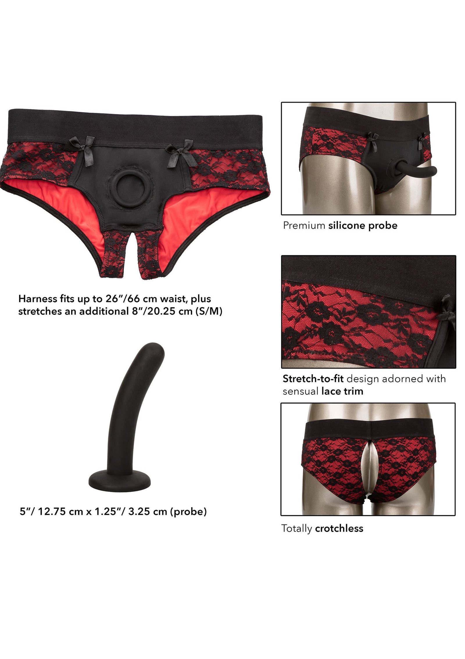 Scandal Crotchless Set S/M 4