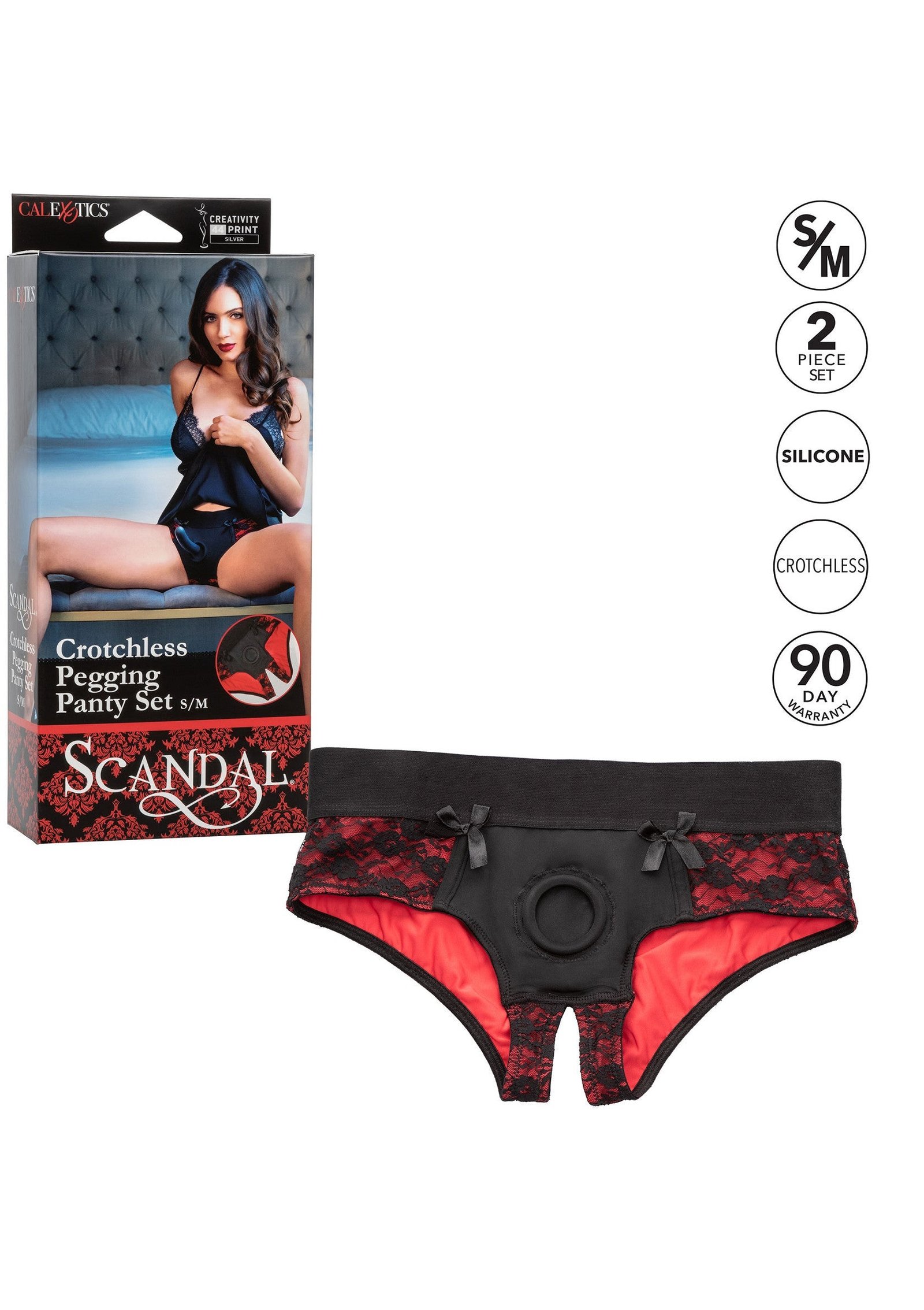 Scandal Crotchless Set S/M 5