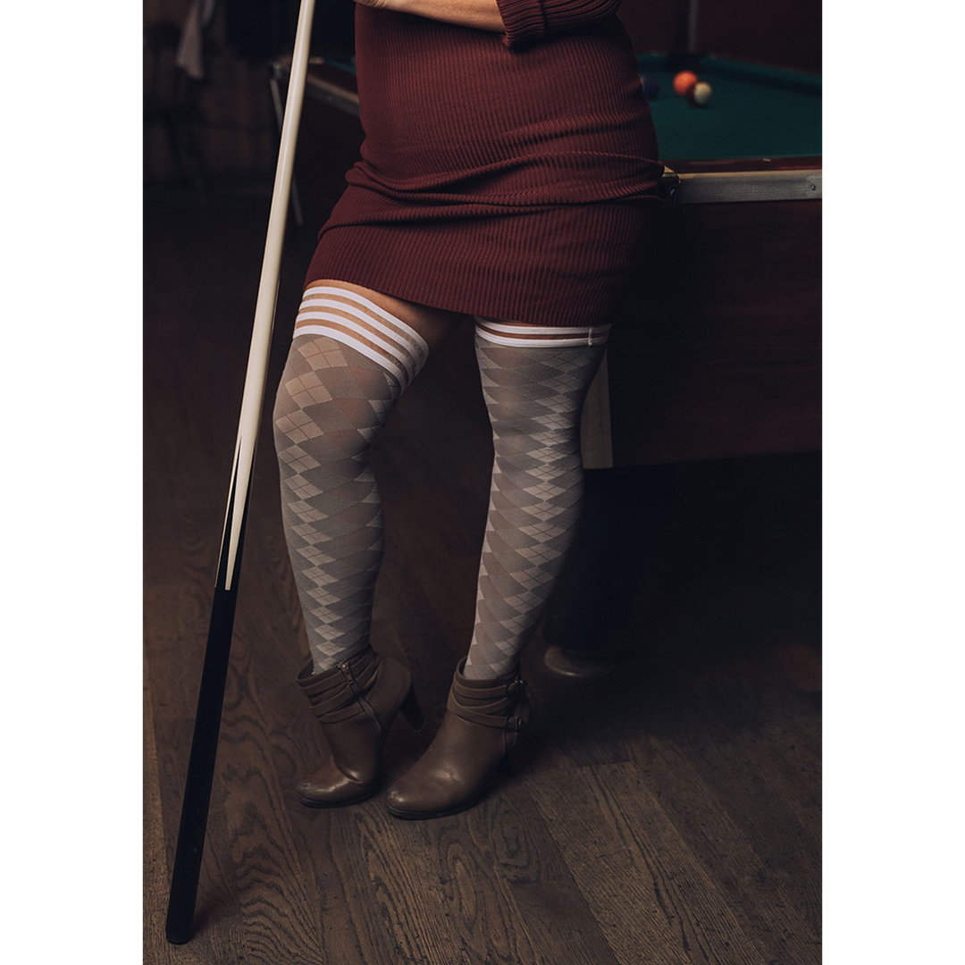 Par 4 - Thigh High - D - Grey 4