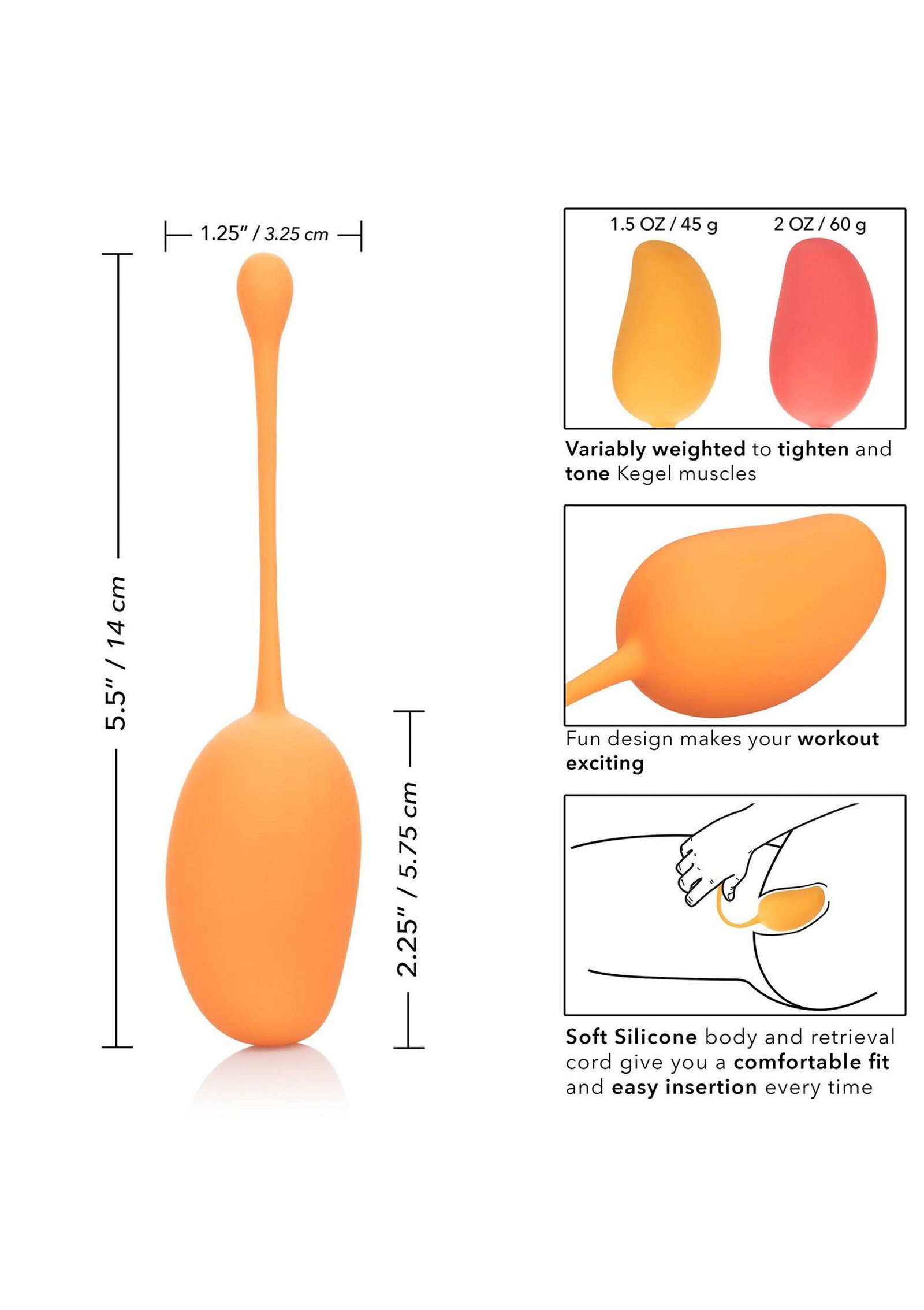 Kegel Training Set Mango 4
