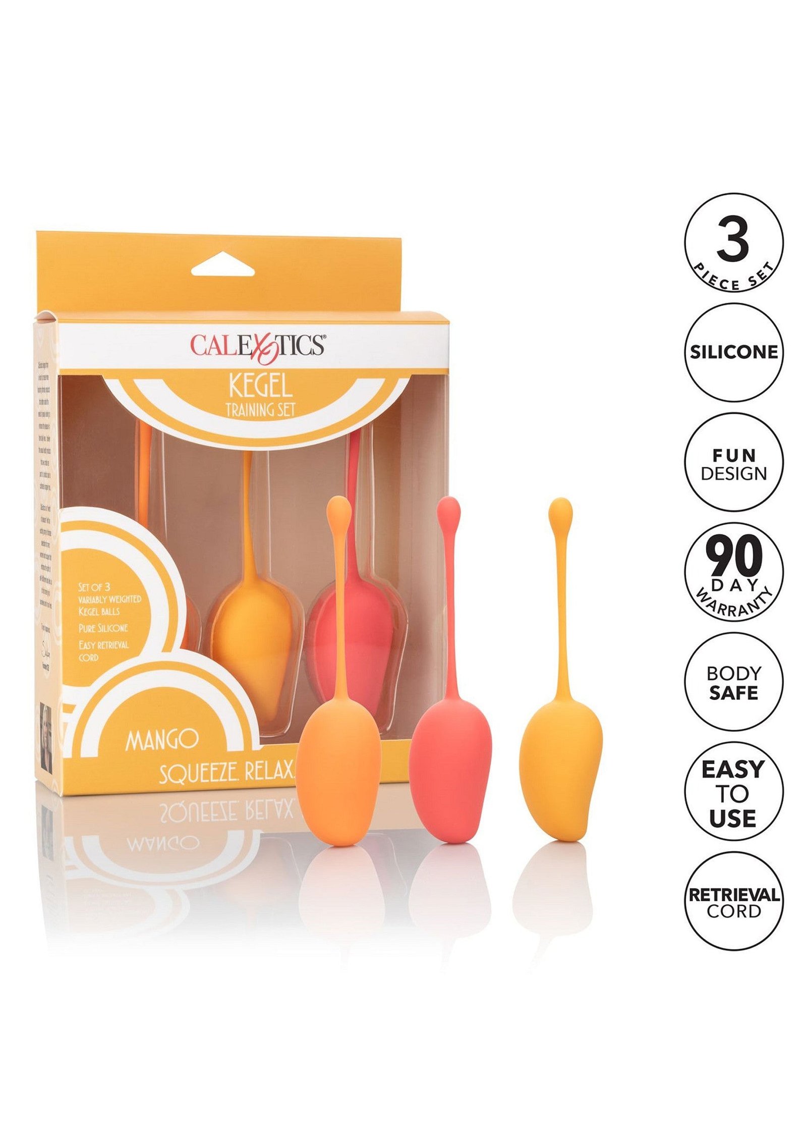 Kegel Training Set Mango 5
