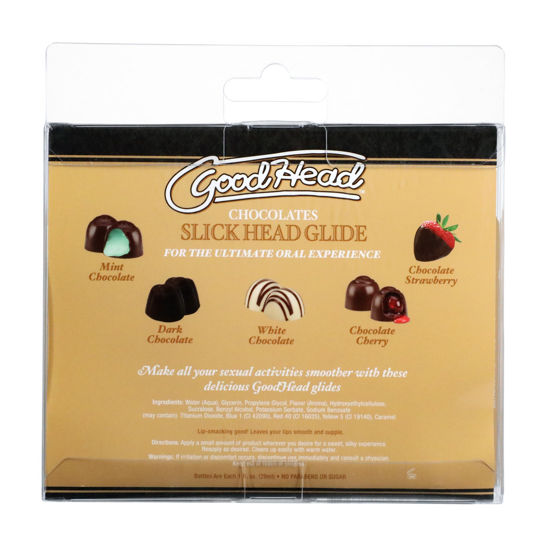 Slick Head Glide - Chocolates - 5 Pack - 1 fl oz / 29 ml 3