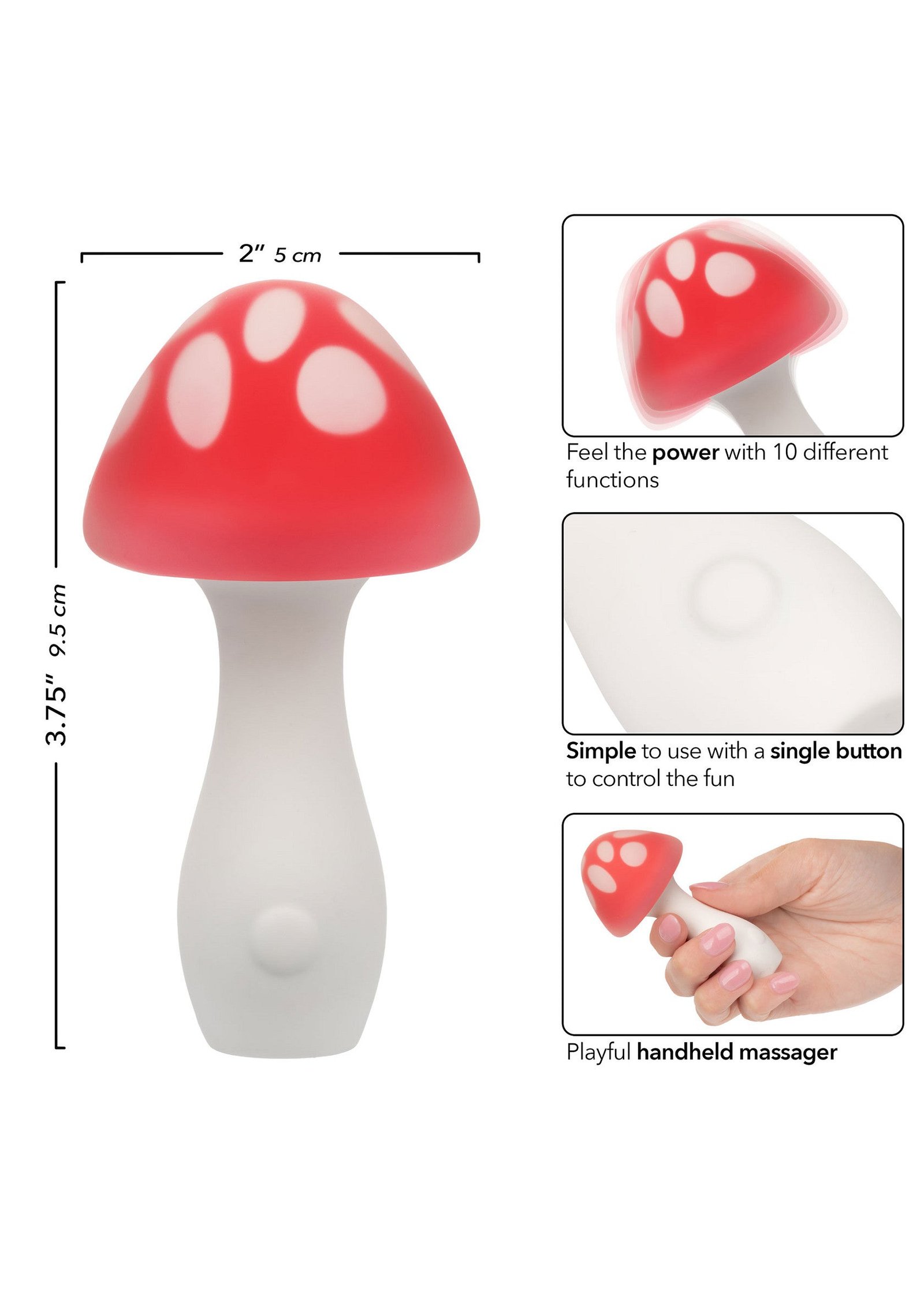 Muff Shroom Playful Massager 3