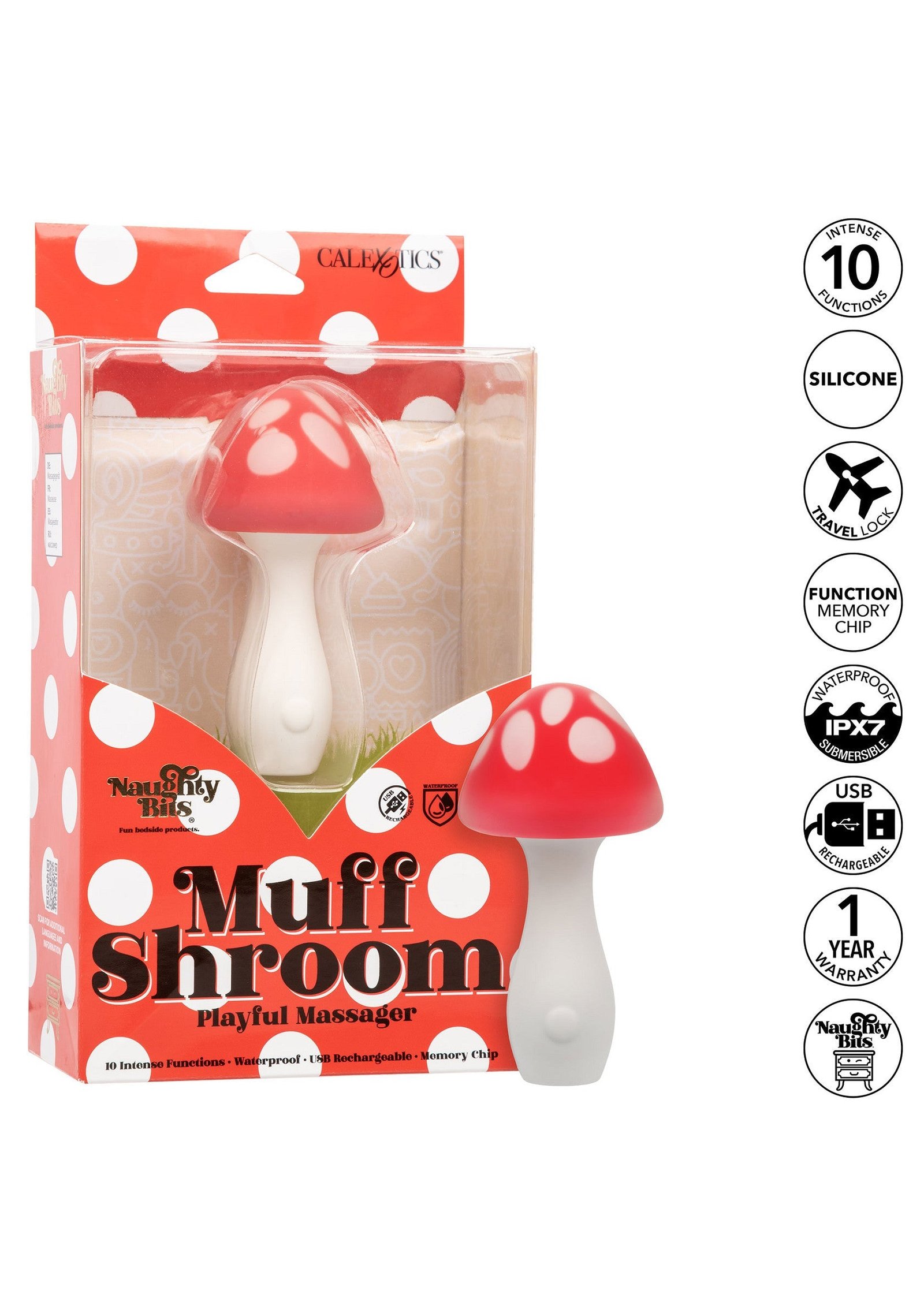Muff Shroom Playful Massager 5