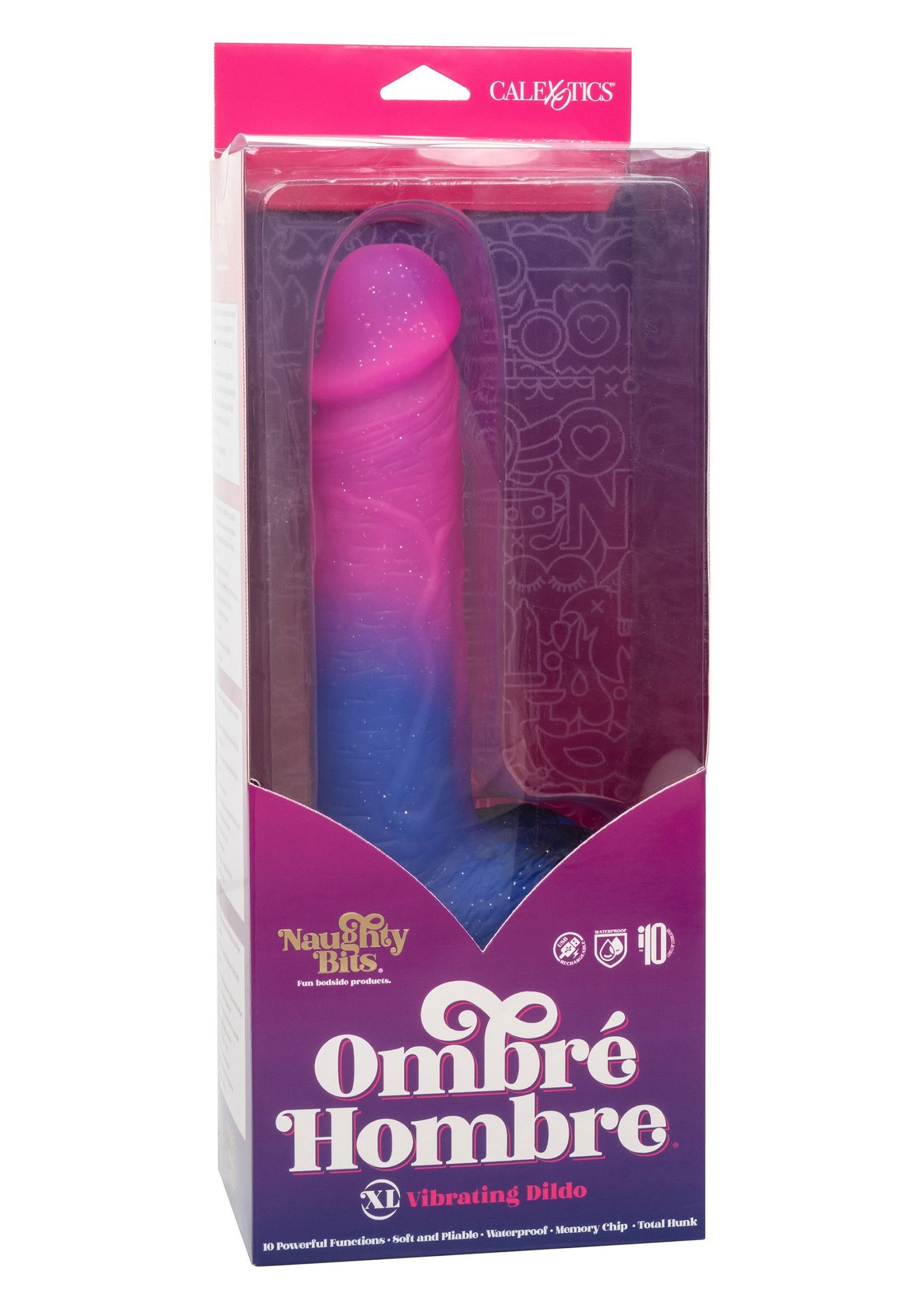 Ombre Hombre Vibrating Dildo 3