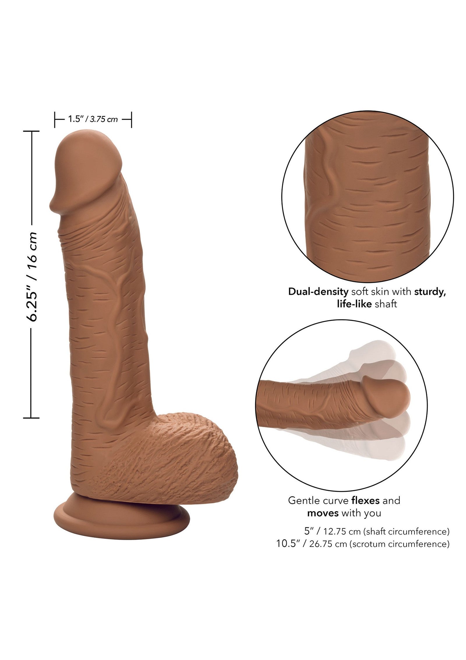 Dual Density Silicone Stud 6.25 inch 3
