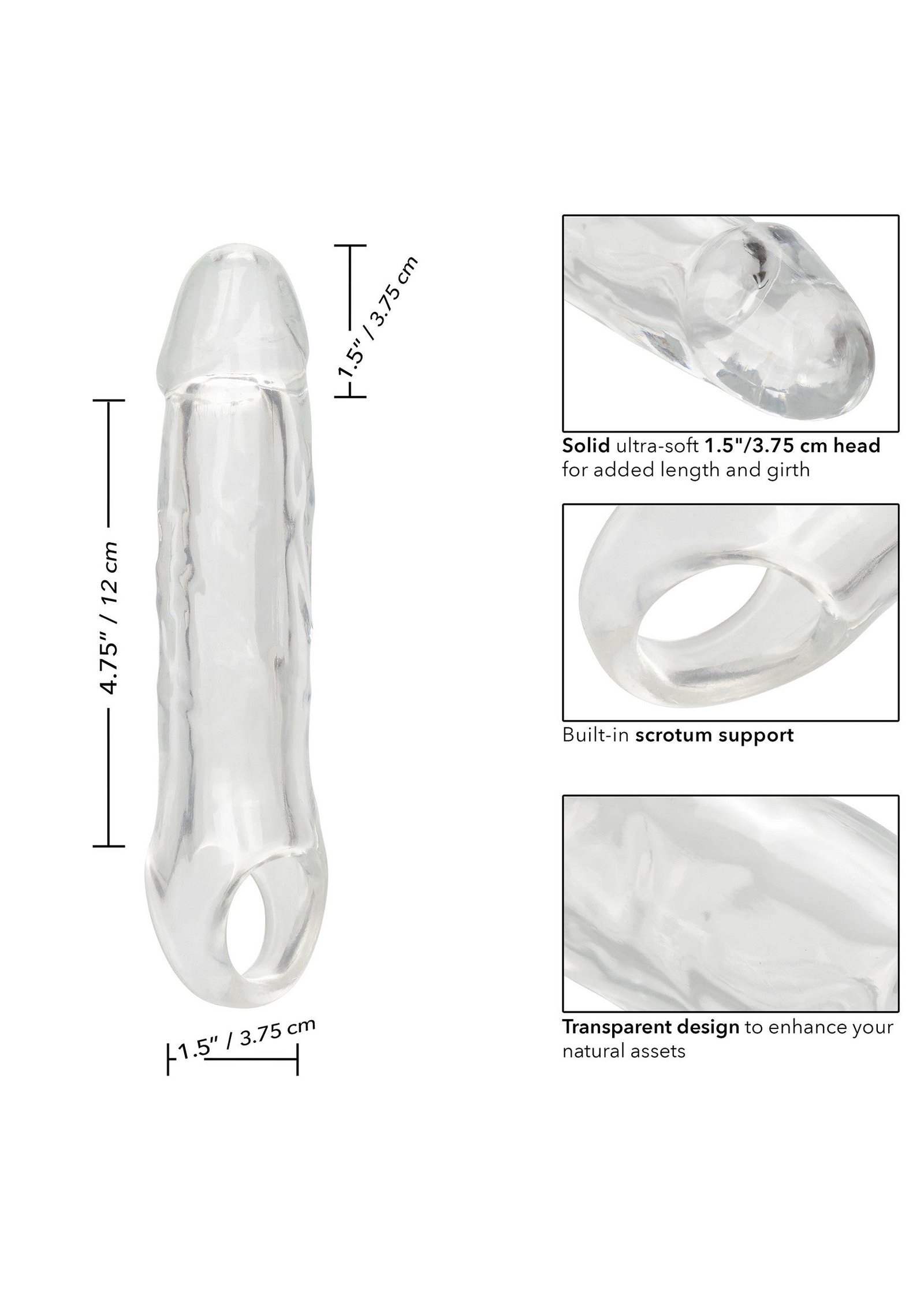 Clear Extension 6.5 inch 4