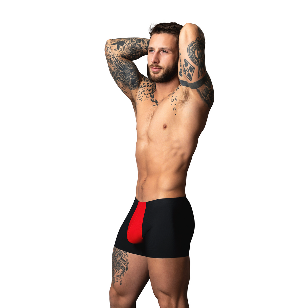 Pouch Short - M - Black/Red 4