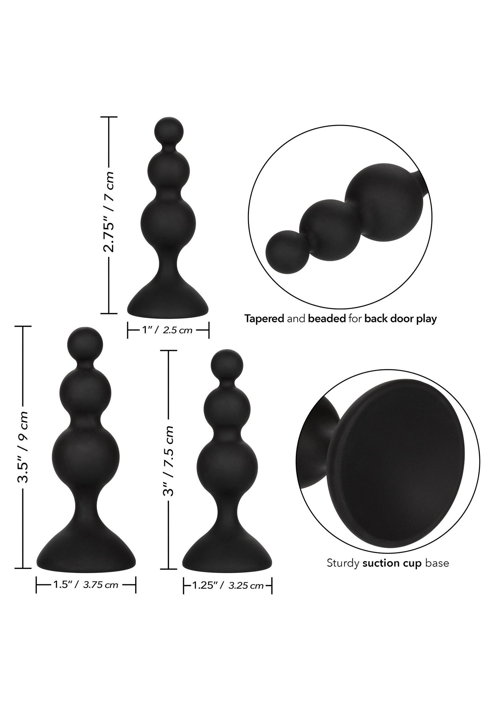 Silicone Beaded Anal Kit 4