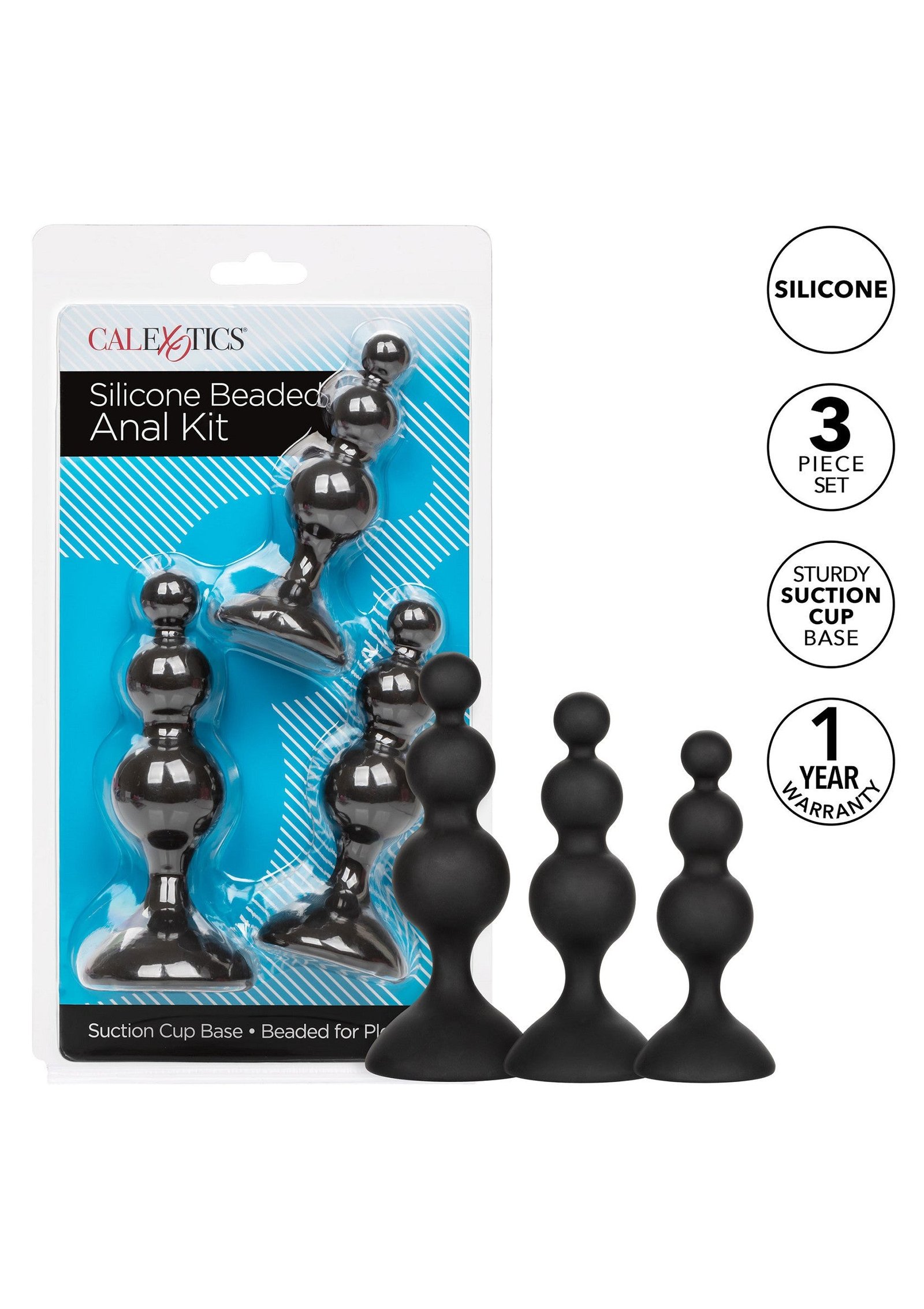 Silicone Beaded Anal Kit 5