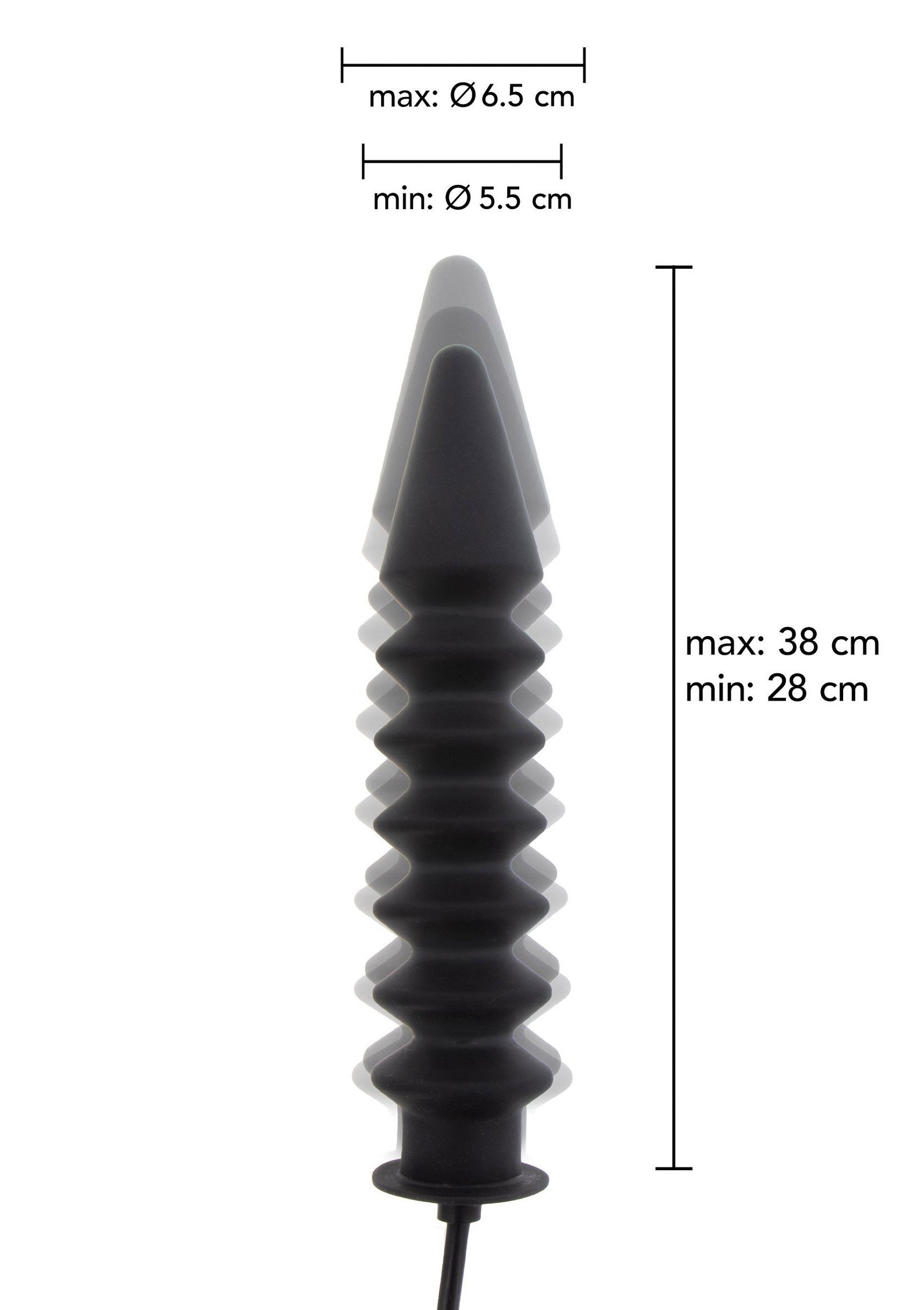 Inflatable Ribbed Plug Expert 2