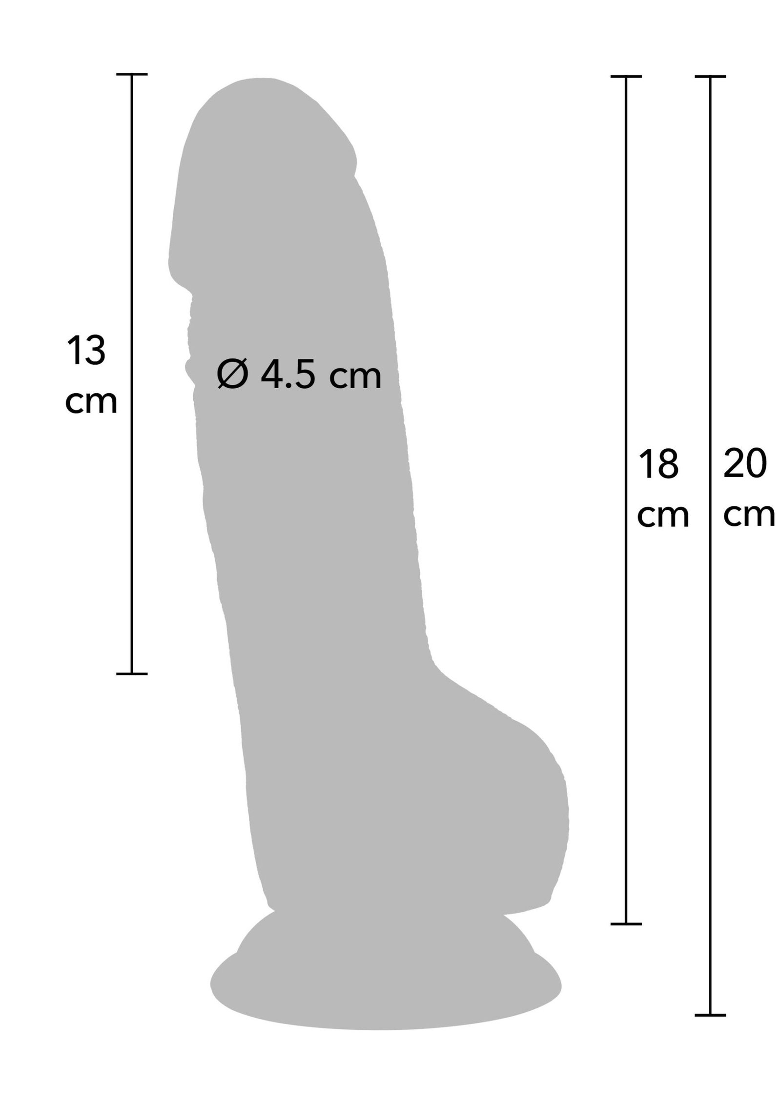 Realistic Dildo PVC 18 cm 2
