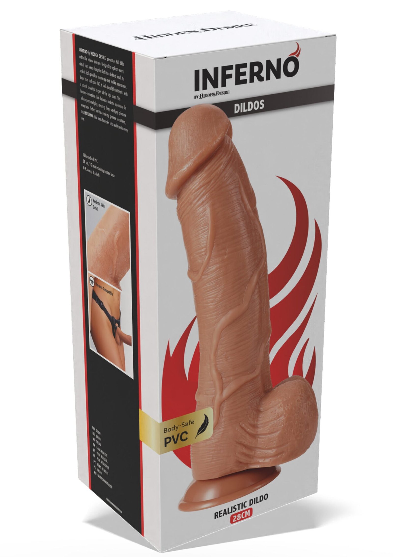 Realistic Dildo PVC 28 cm 3