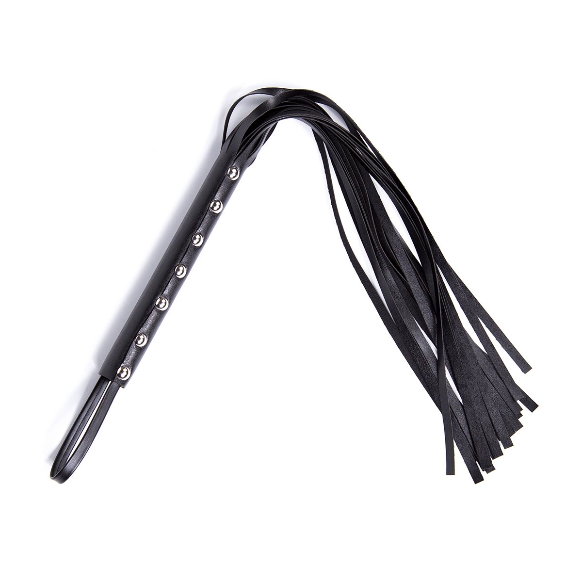 Studded Flogger 60cm Black 4