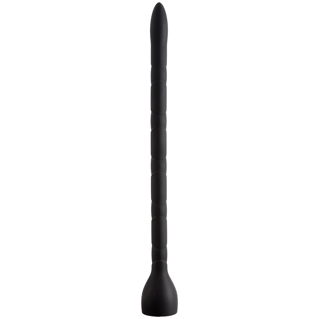 In Deep - Premium Silicone Anal Snake - Black