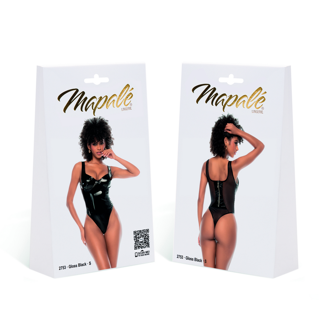 Bodysuit - M - Gloss Black 2