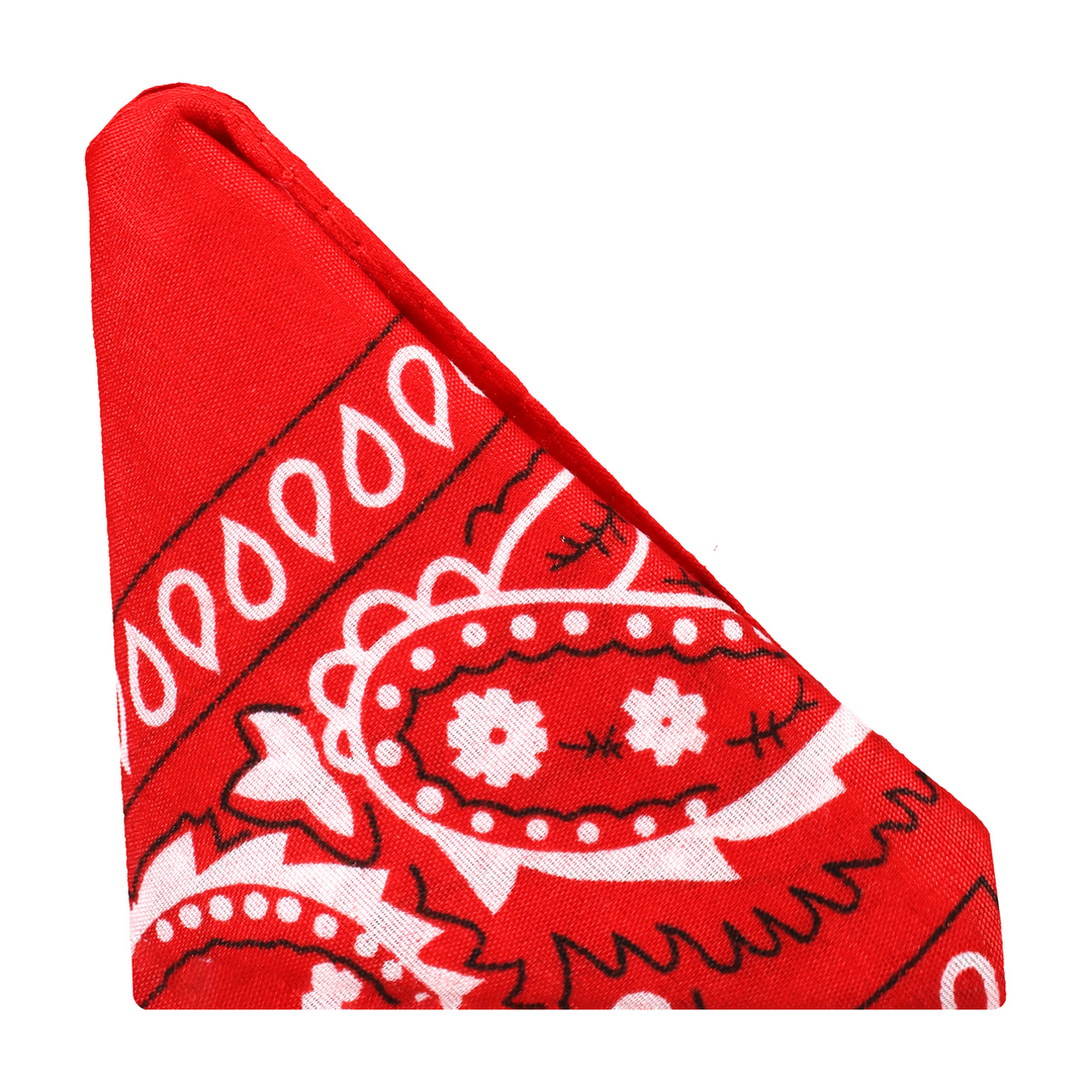 The Code - Silicone Cockring with Bandana - Red 4