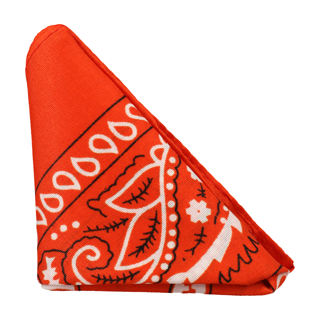 The Code - Silicone Cockring with Bandana - Orange 4