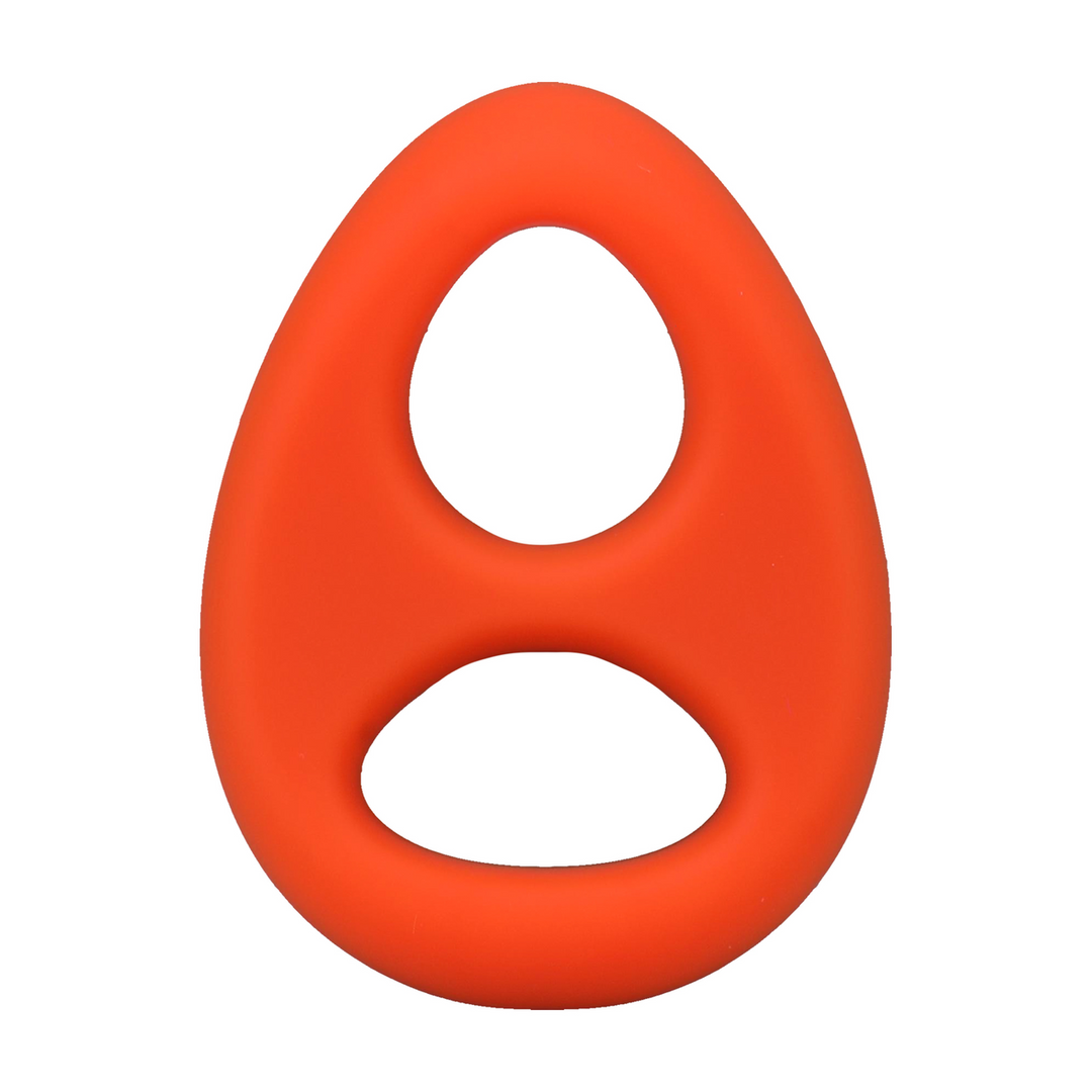 The Code - Silicone Cockring with Bandana - Orange 5